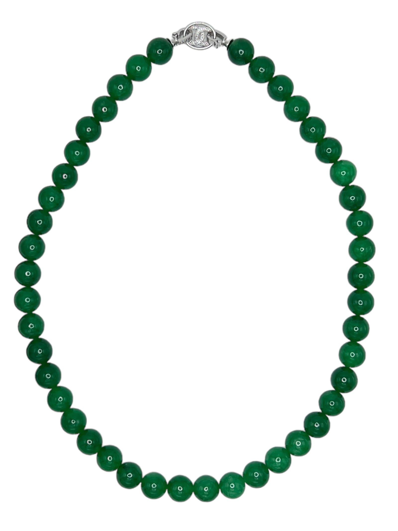 AIGL Certification Jade Necklace (1 of 7)
