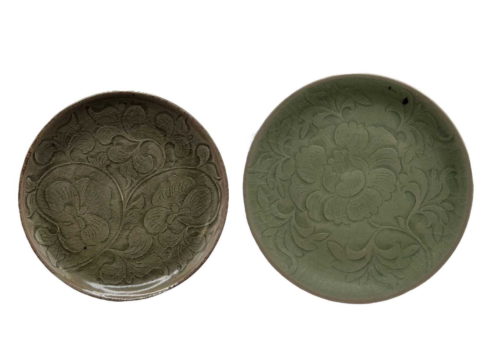 Two Chinese Celadon Dishes (1 of 7)