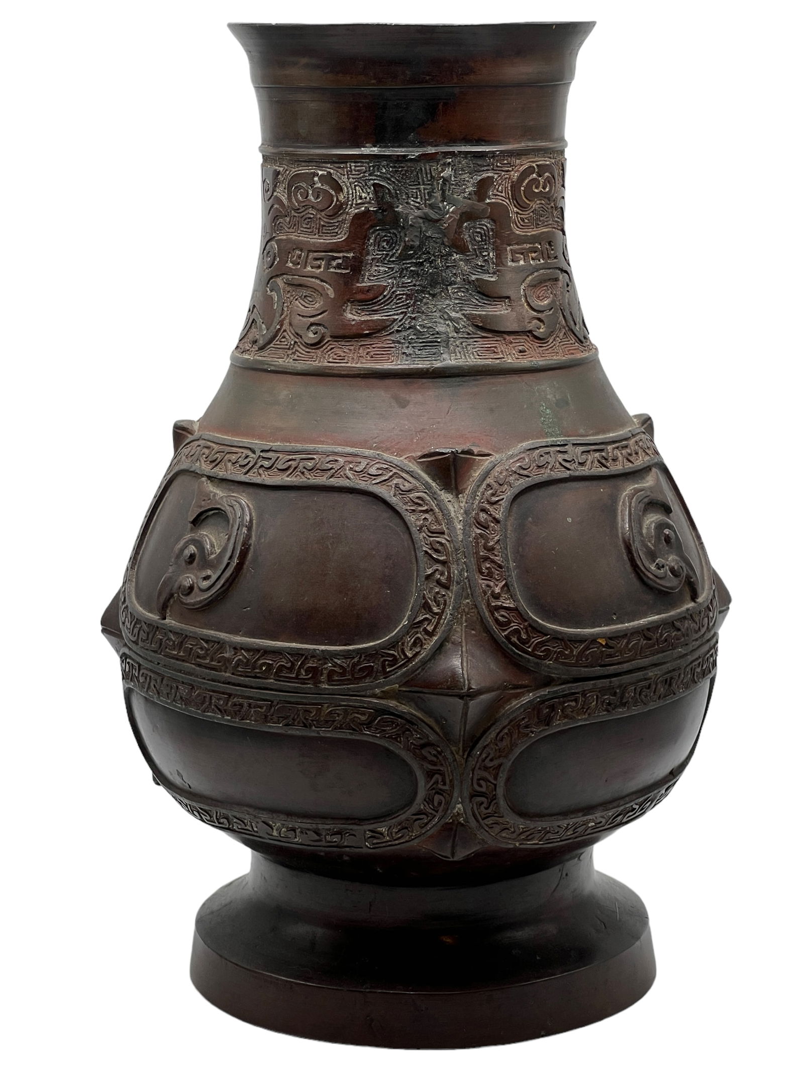 A Chinese Archaistic Bronze Vase, HU (1 of 7)