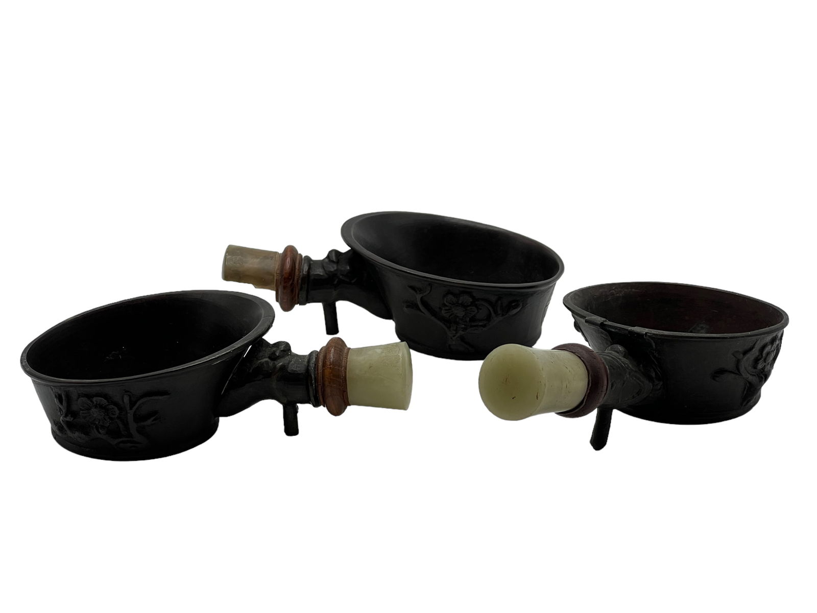 Three Chinese Brass Iron With Jade Handle (1 of 8)