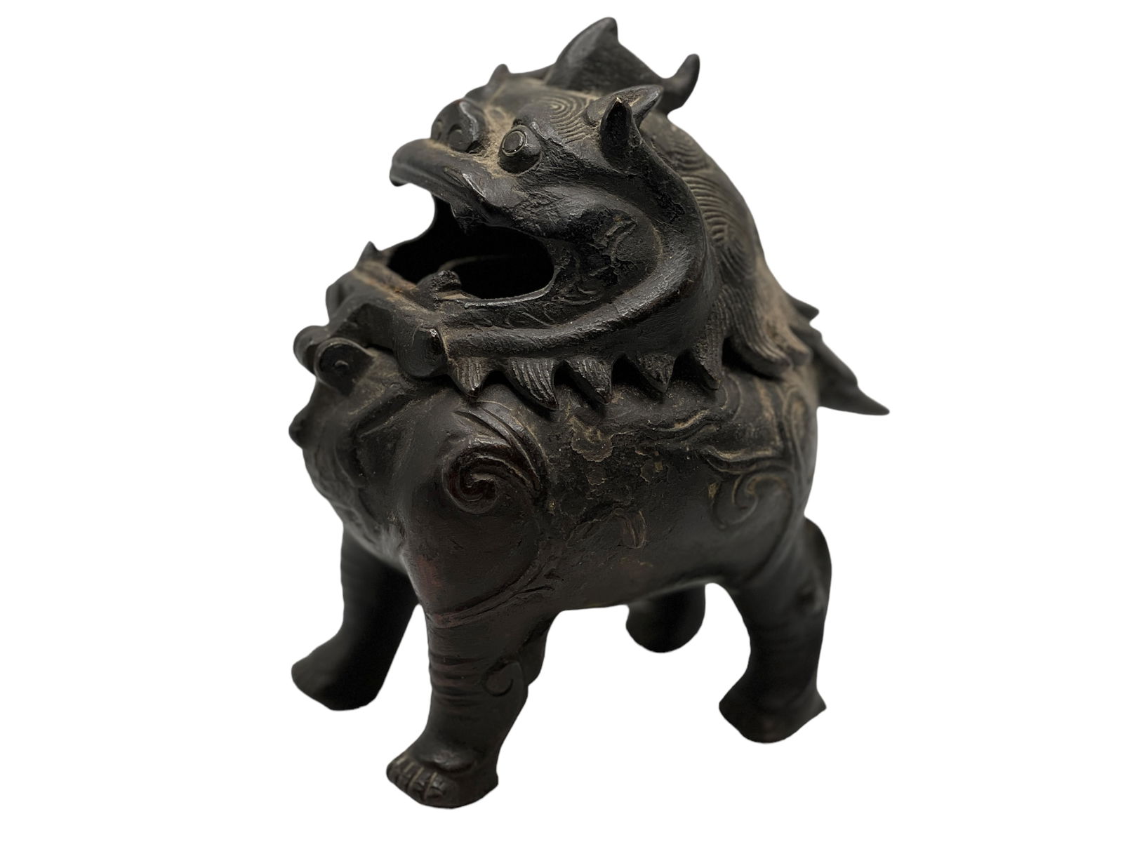 Bronze Mythical Beast Censer (1 of 7)