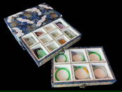 Group Chinese Jadeite Pendants, Bangles in Box