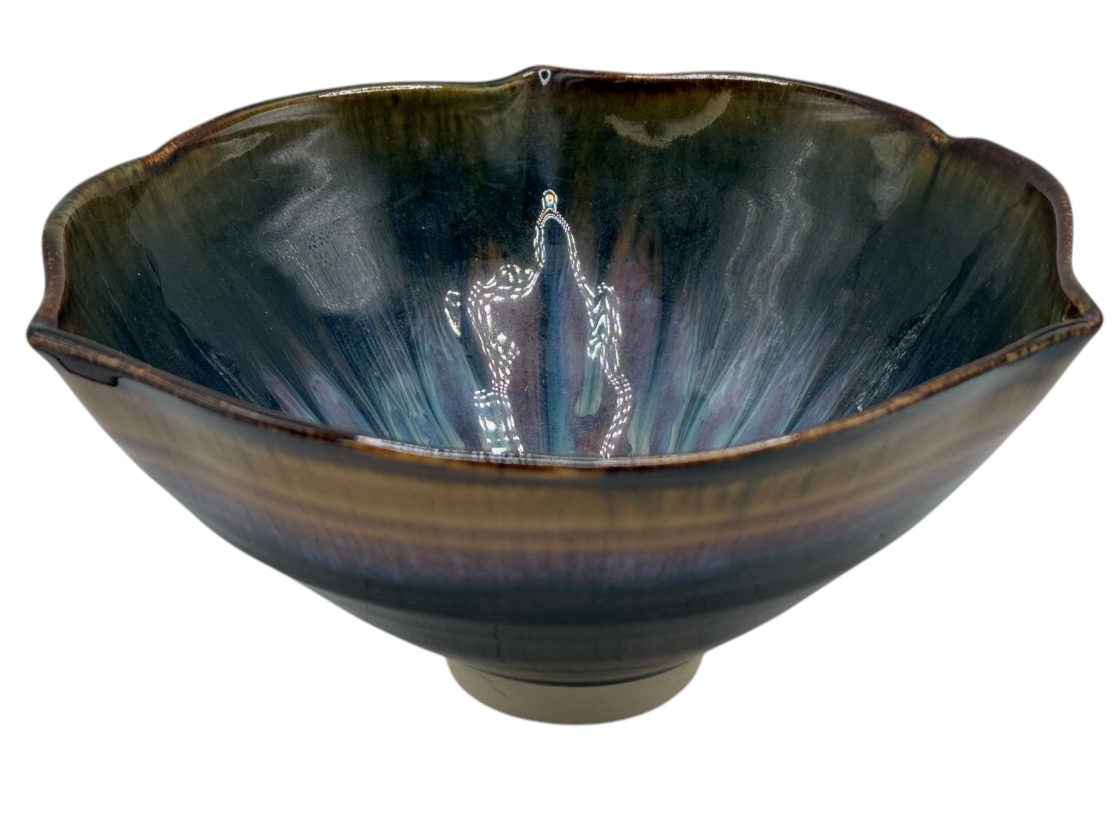 Bill Campbell Art Pottery Tulip Bowl (1 of 4)