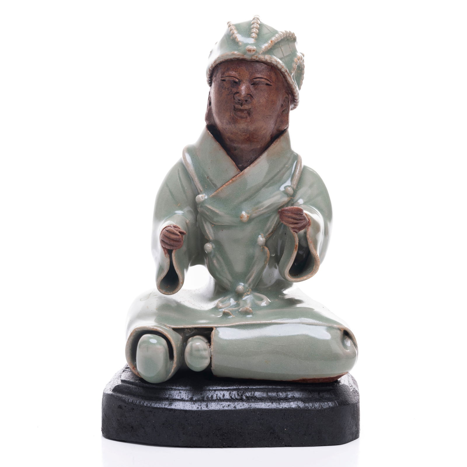 A Chinese Celadon Glazed Figure (1 of 8)