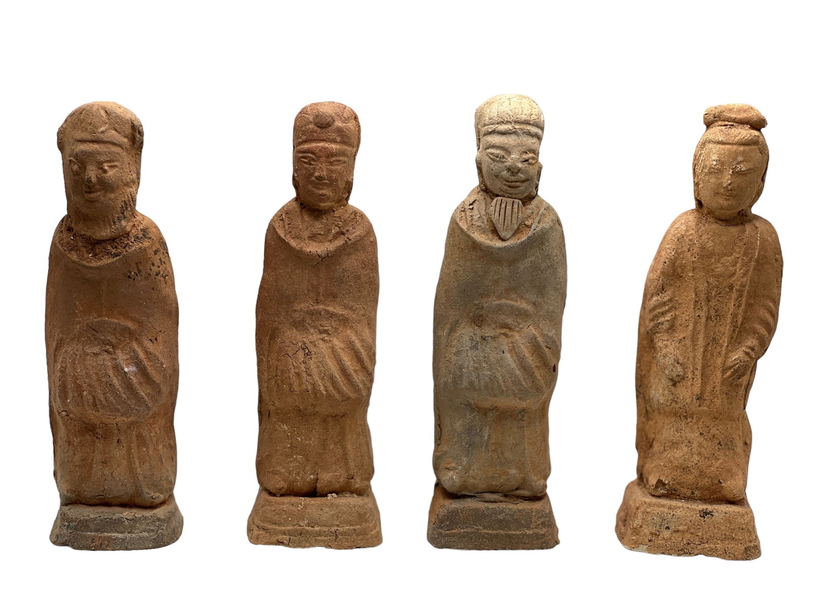 Group of Four Tang Dynasty Style Pottery Figures (1 of 5)