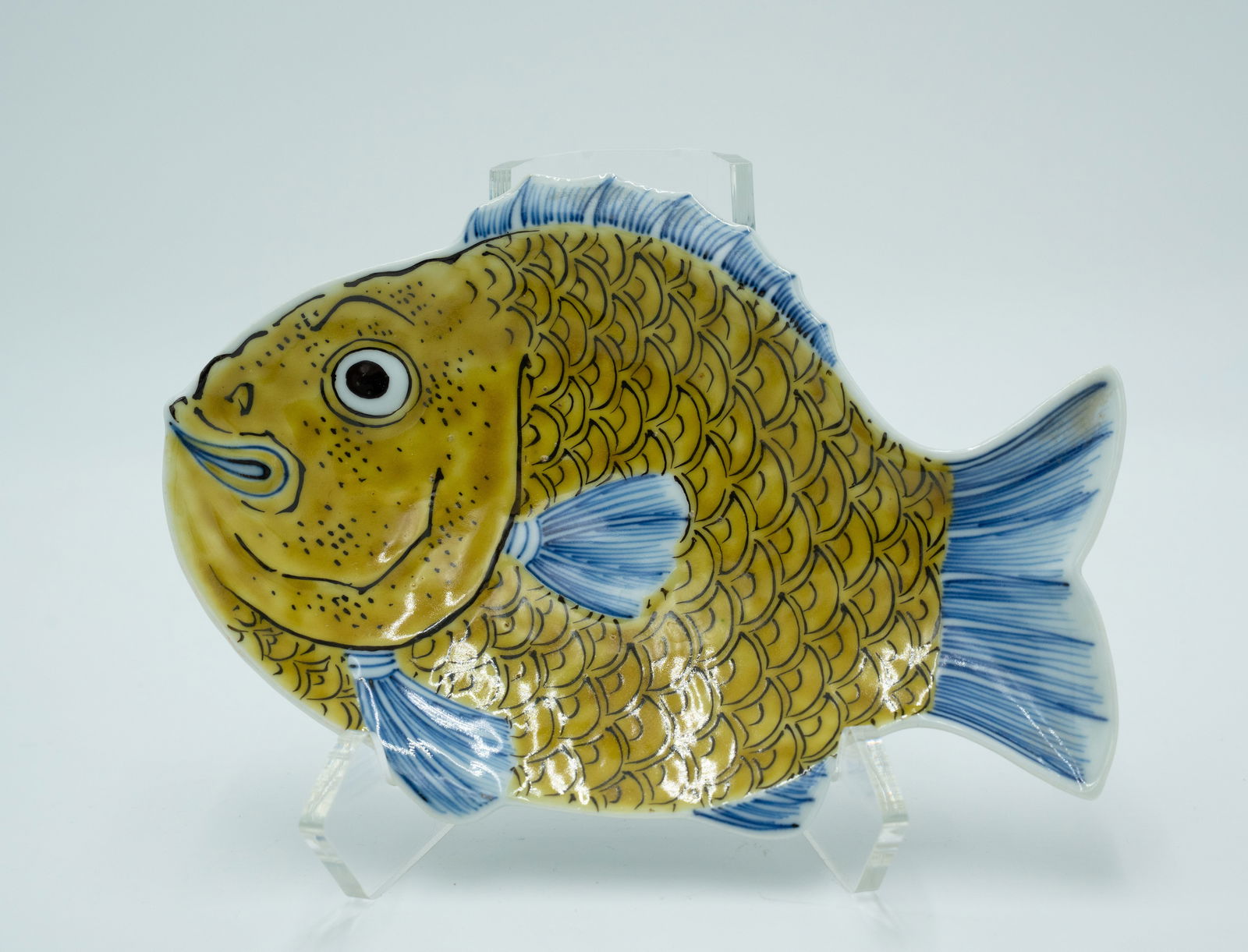19th Century Japanese Imari Fish Shaped Dish (1 of 10)