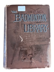 "The Badminton Library" Book – Illustrated Cover