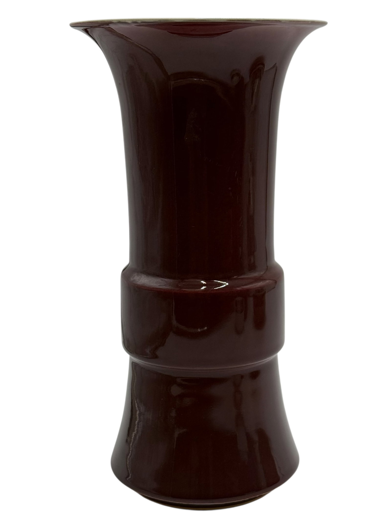 A Chinese Brown Glazed Flared Vase (1 of 5)