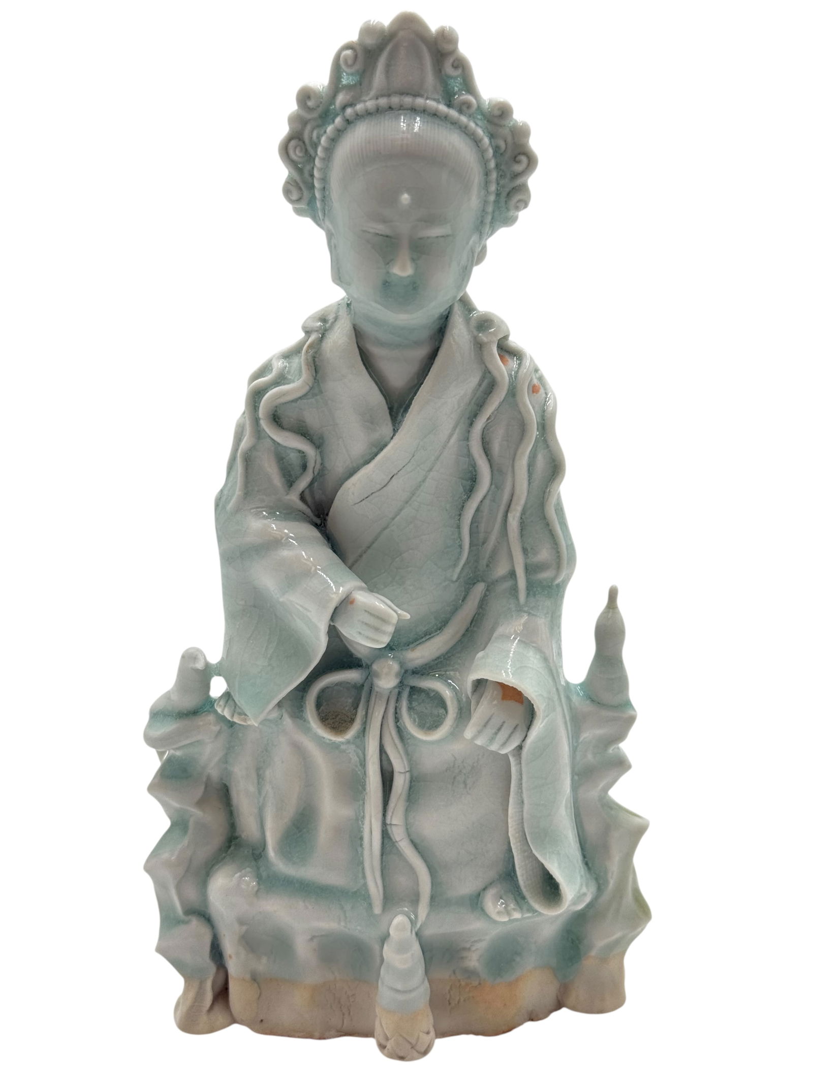 A Celadon Glazed Figure of GUANYIN (1 of 7)
