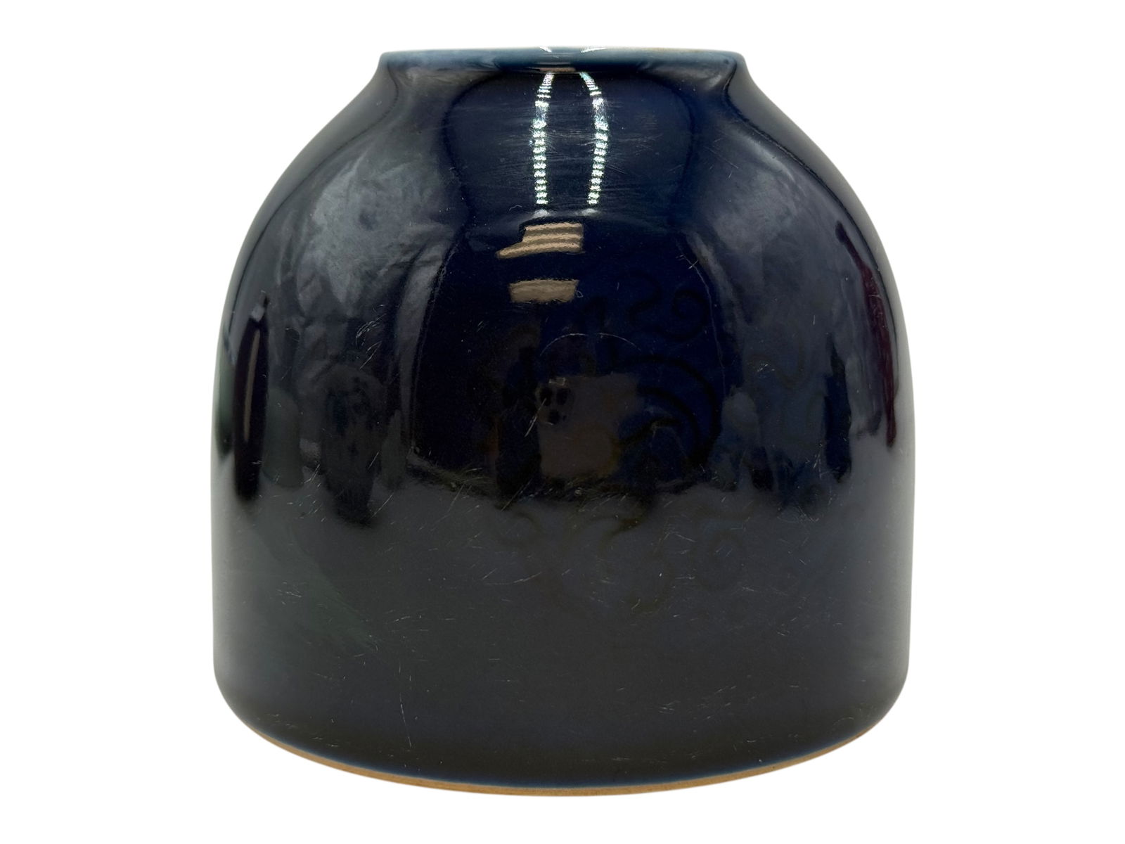 Chinese Blue Glazed Brush Washer, Kangxi Marks (1 of 7)