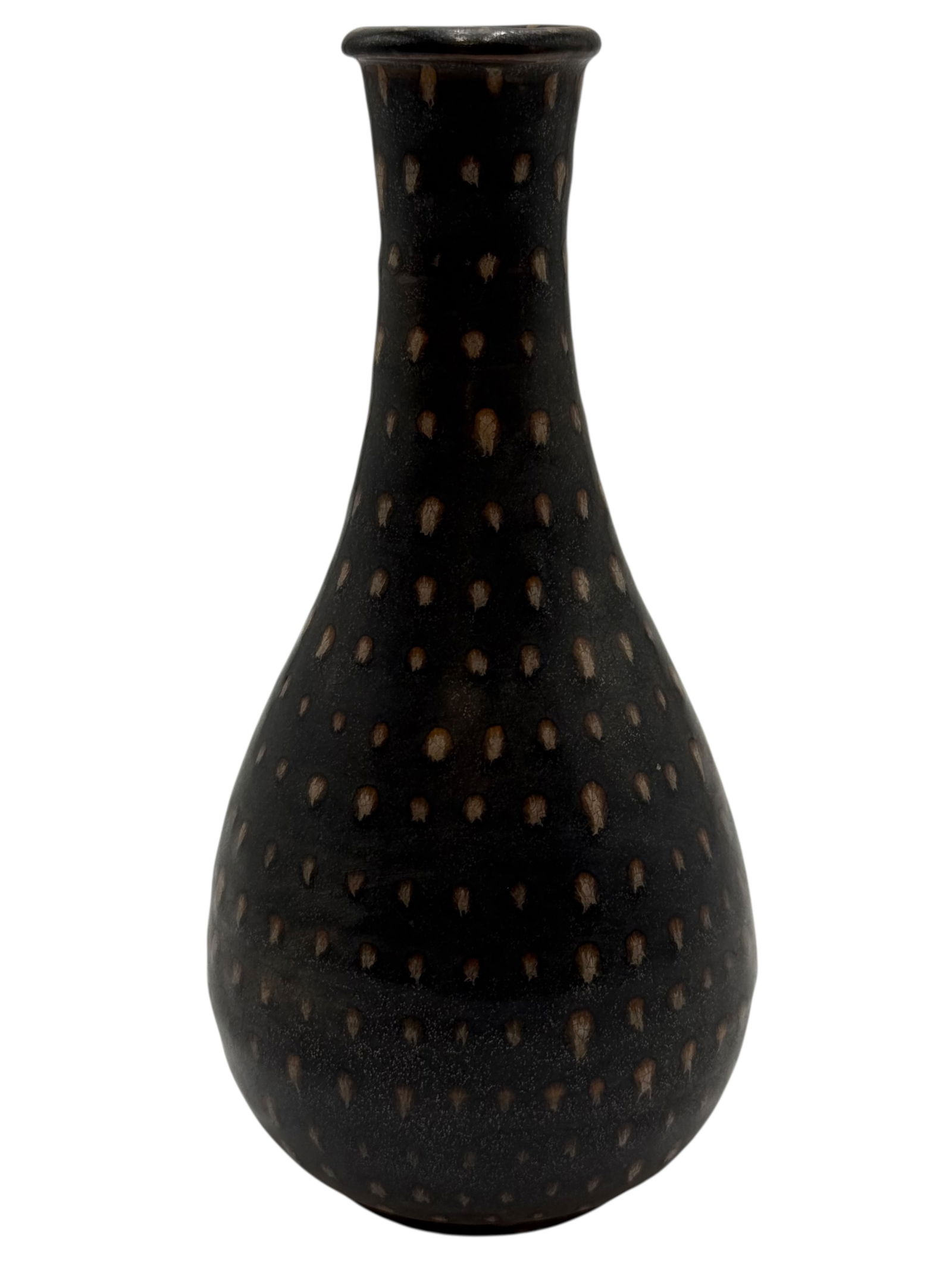Chinese Jizhou Black Glazed 'Spotted'  Vase (1 of 6)