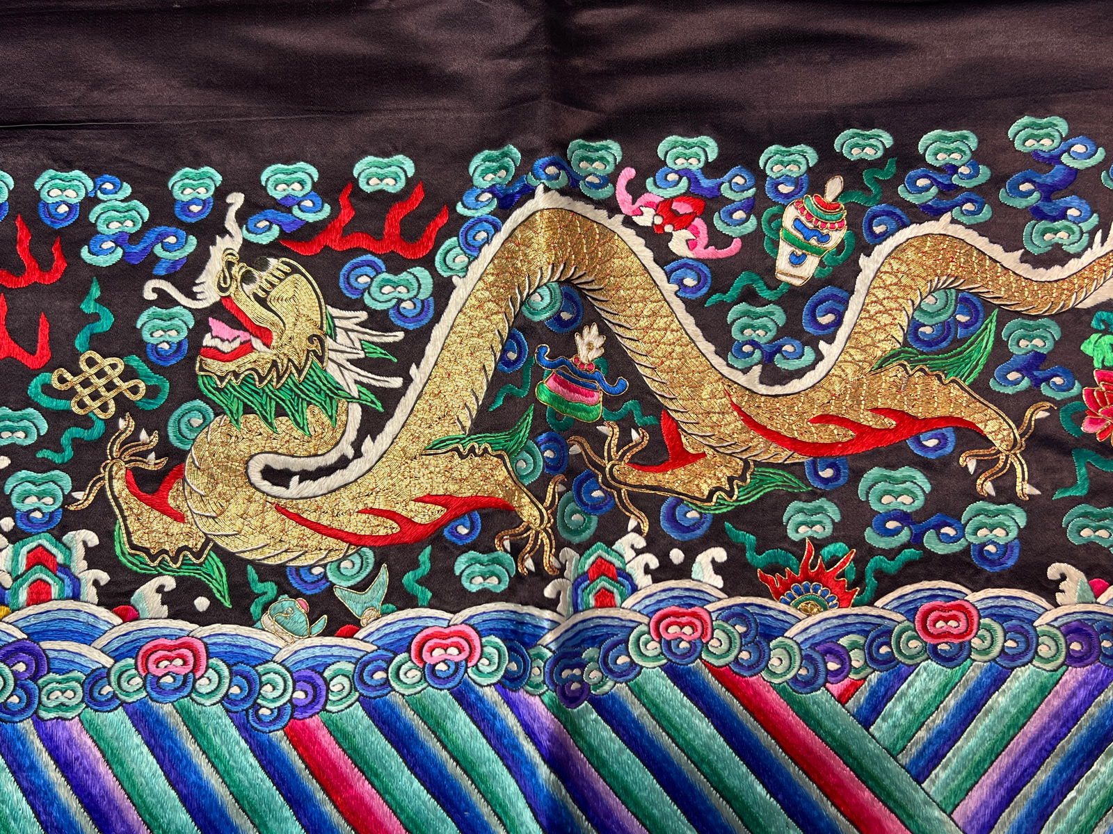 Chinese Silk Embroidery Panel - 5