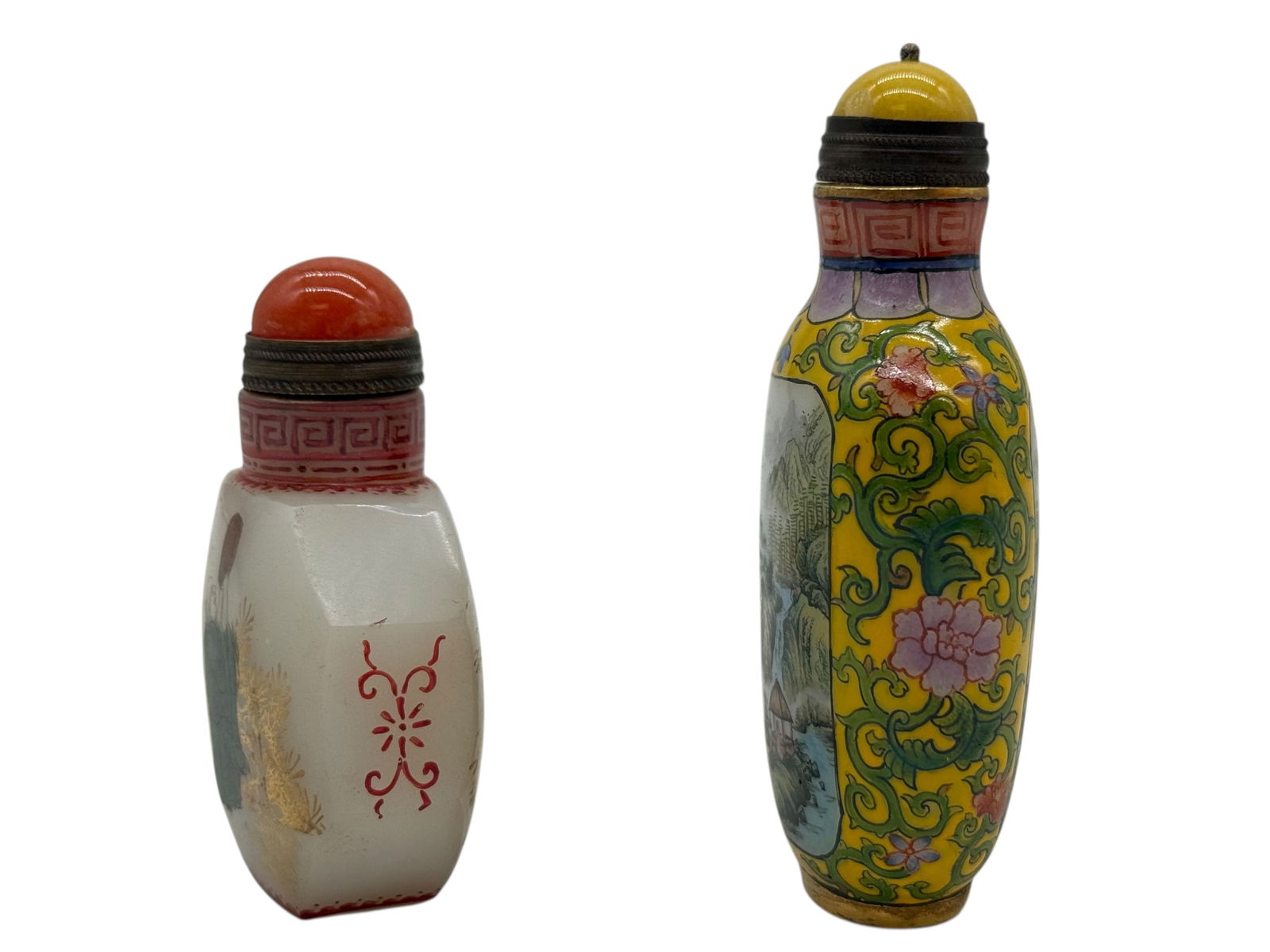 Two Chinese Glass Snuff Bottles - 3