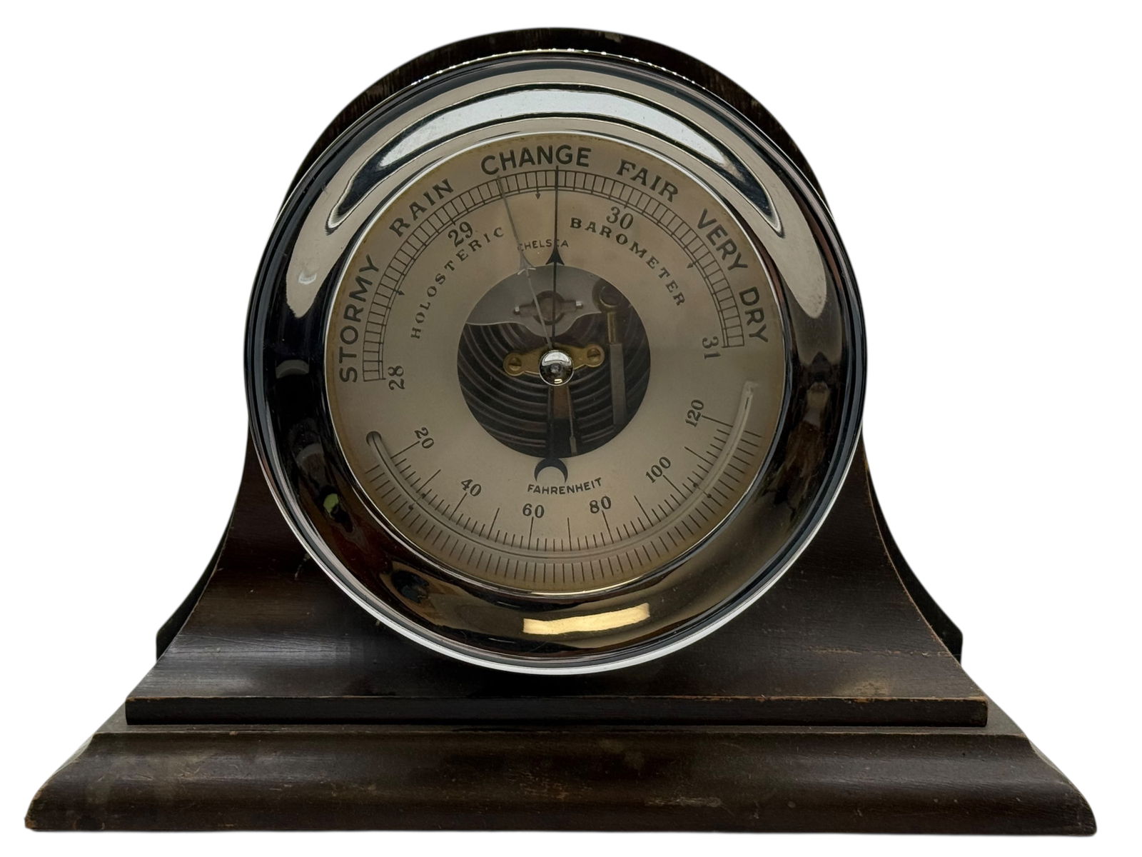 chelsea clock co. holosteric barometer clock (1 of 5)