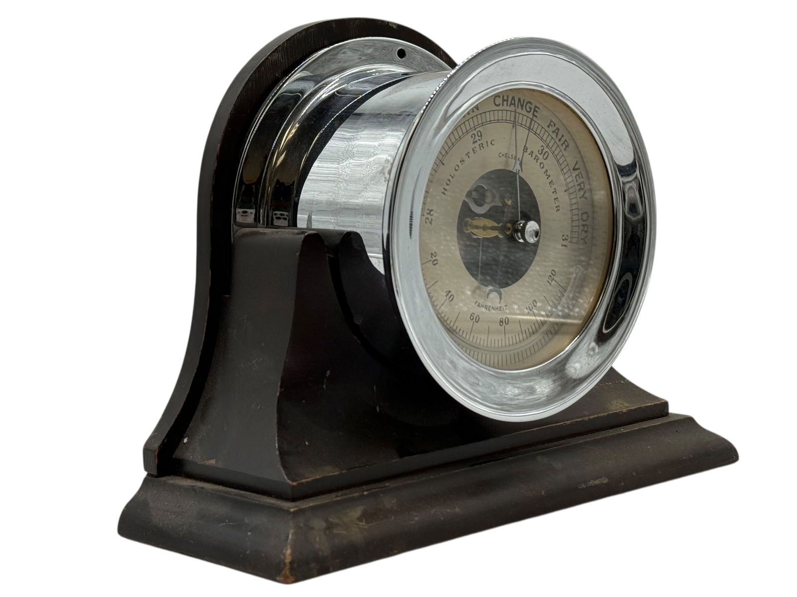 chelsea clock co. holosteric barometer clock - 3