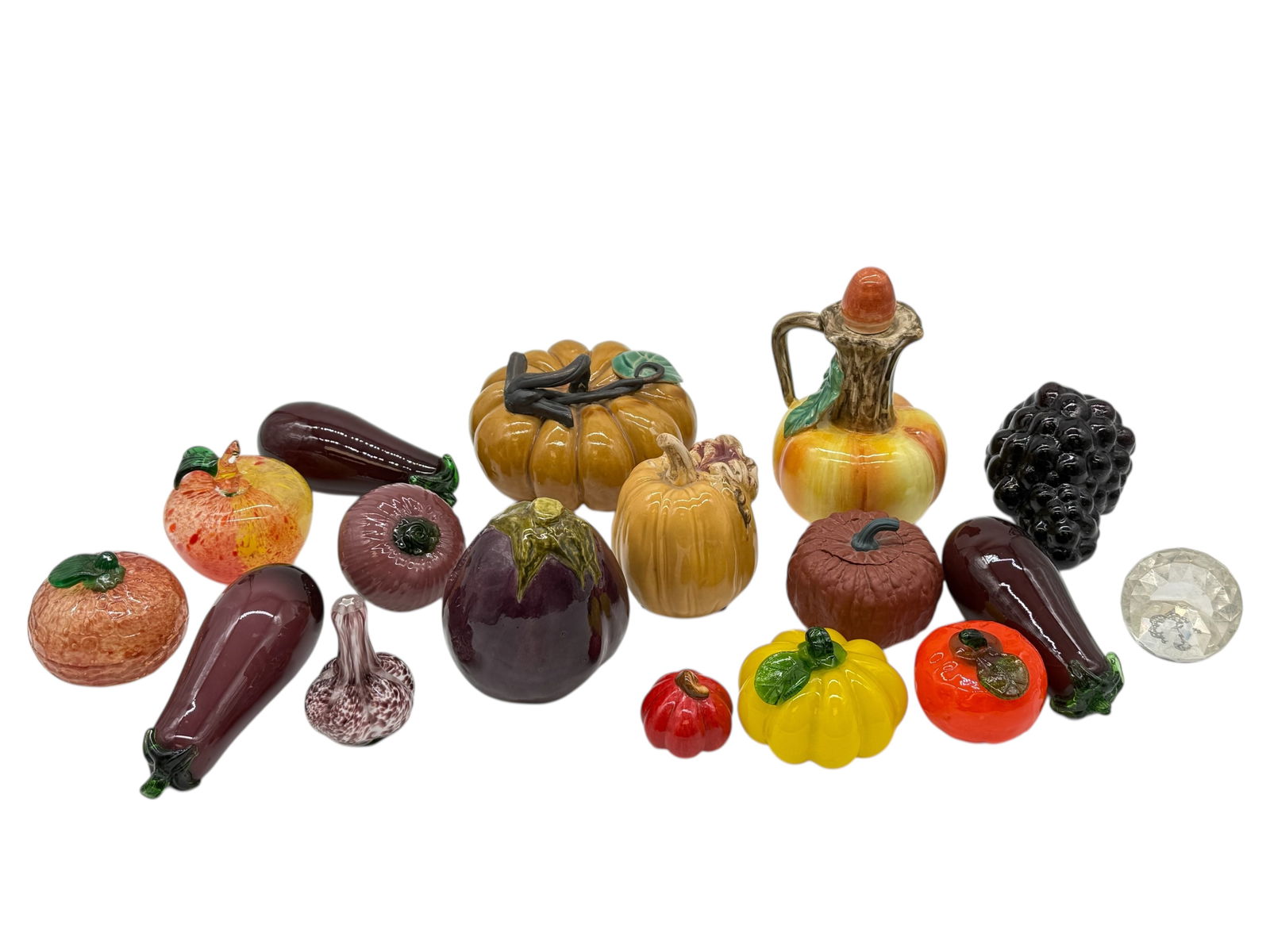 A Group of Art Glass Fruit and Vegetable Models (1 of 11)