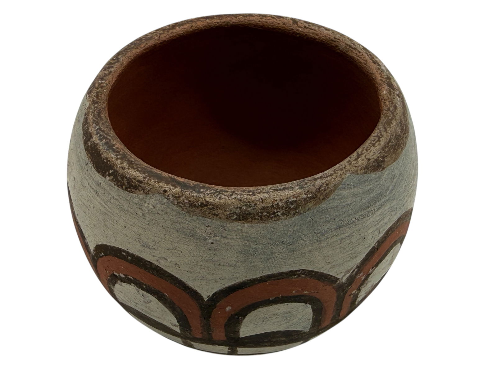 Native American Vintage Pottery Bowl - 5