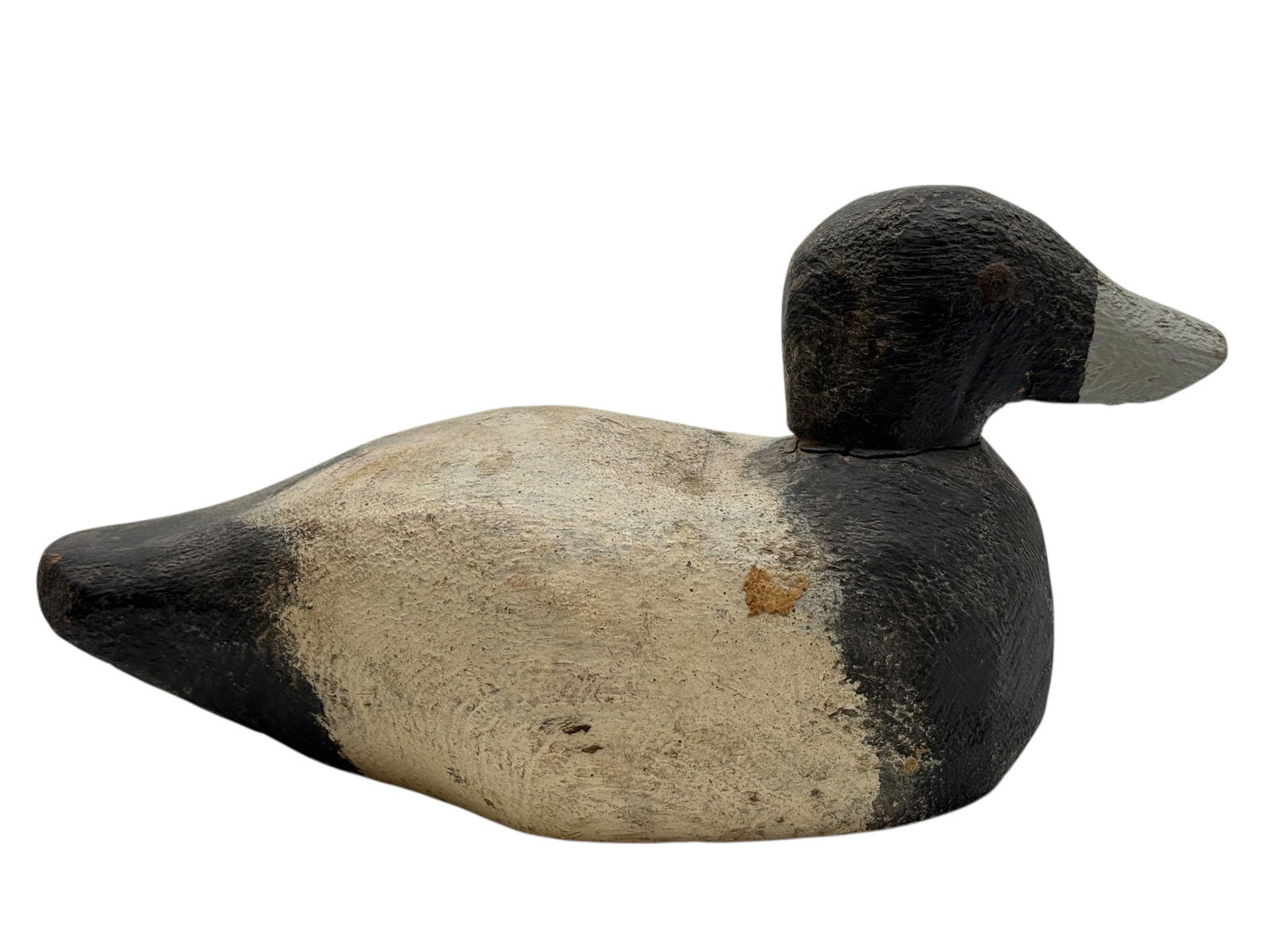 Carved Wood and Painted Duck Decoy (1 of 5)