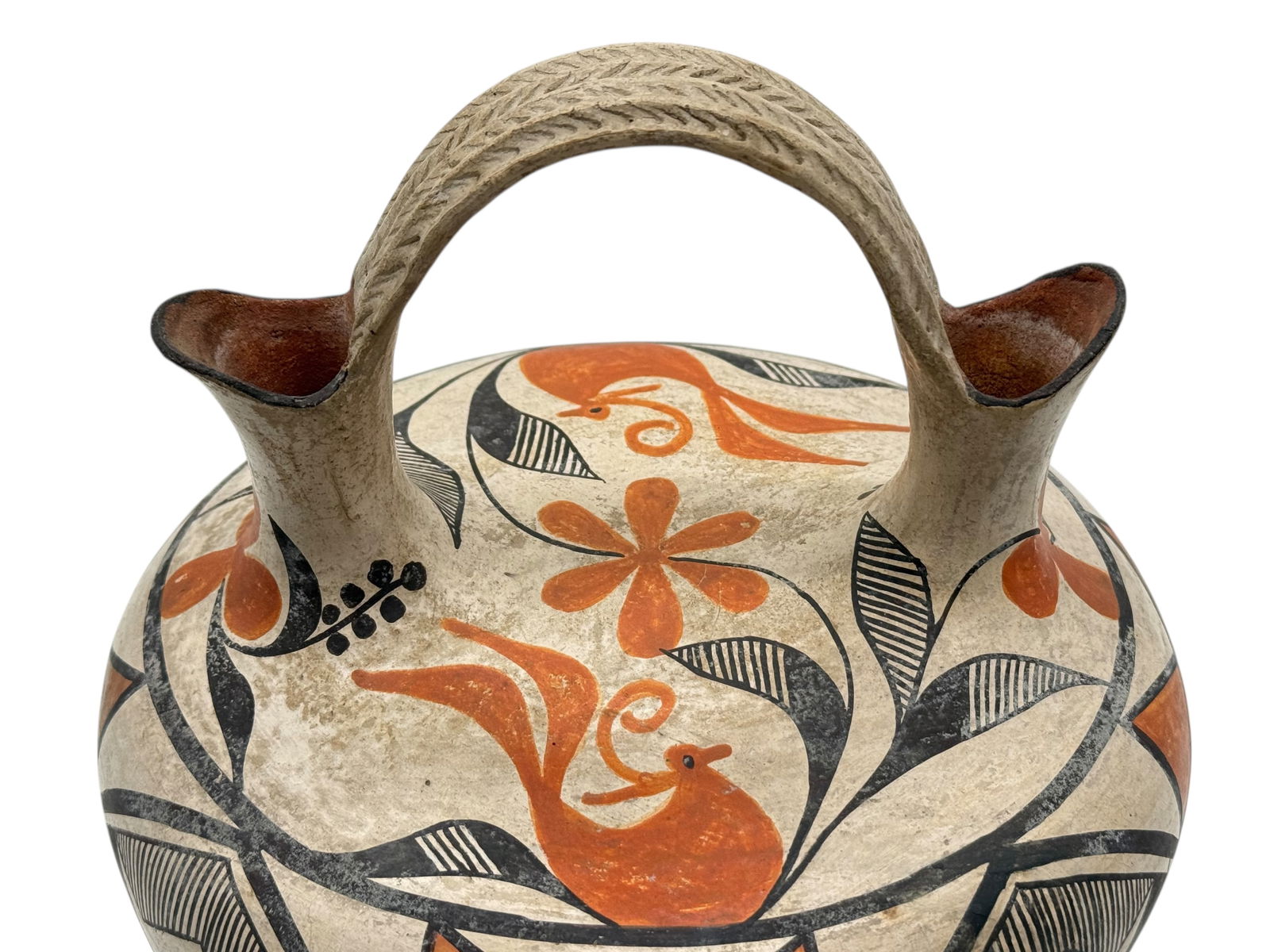 A Native American Pottery Wedding Vase - 2