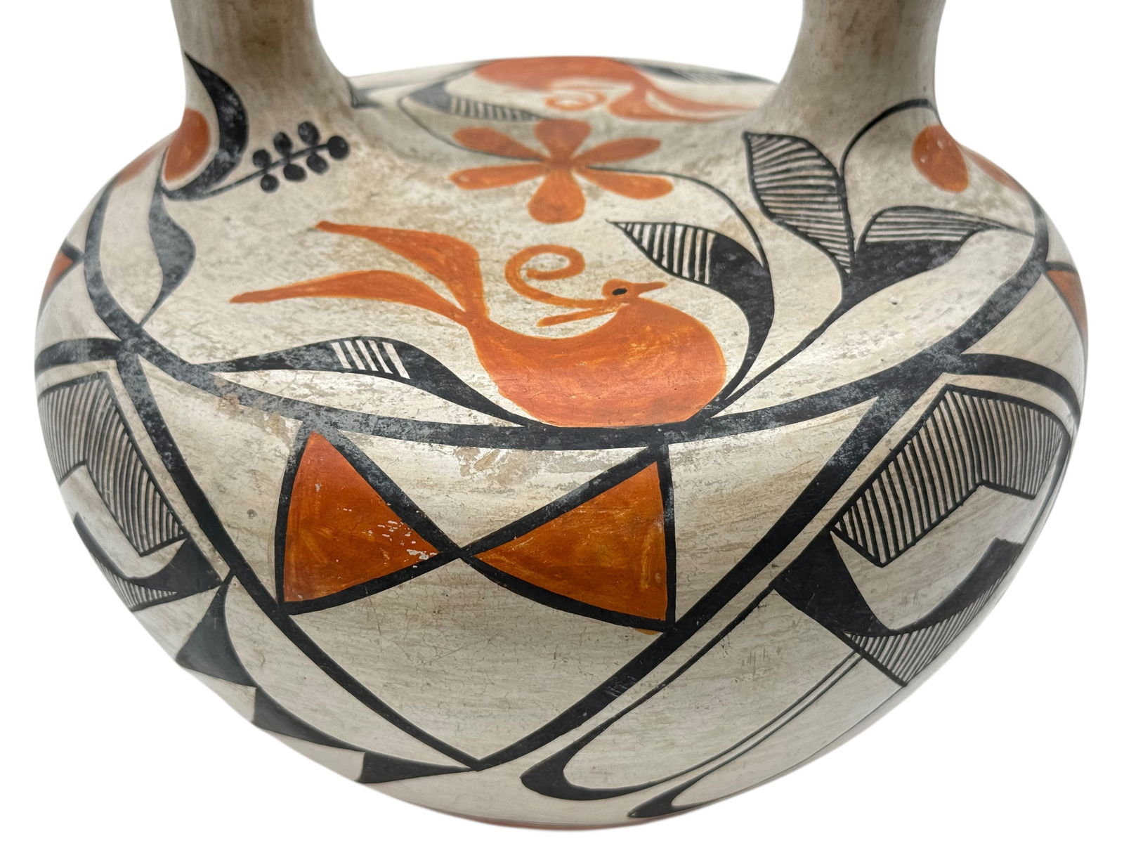 A Native American Pottery Wedding Vase - 4