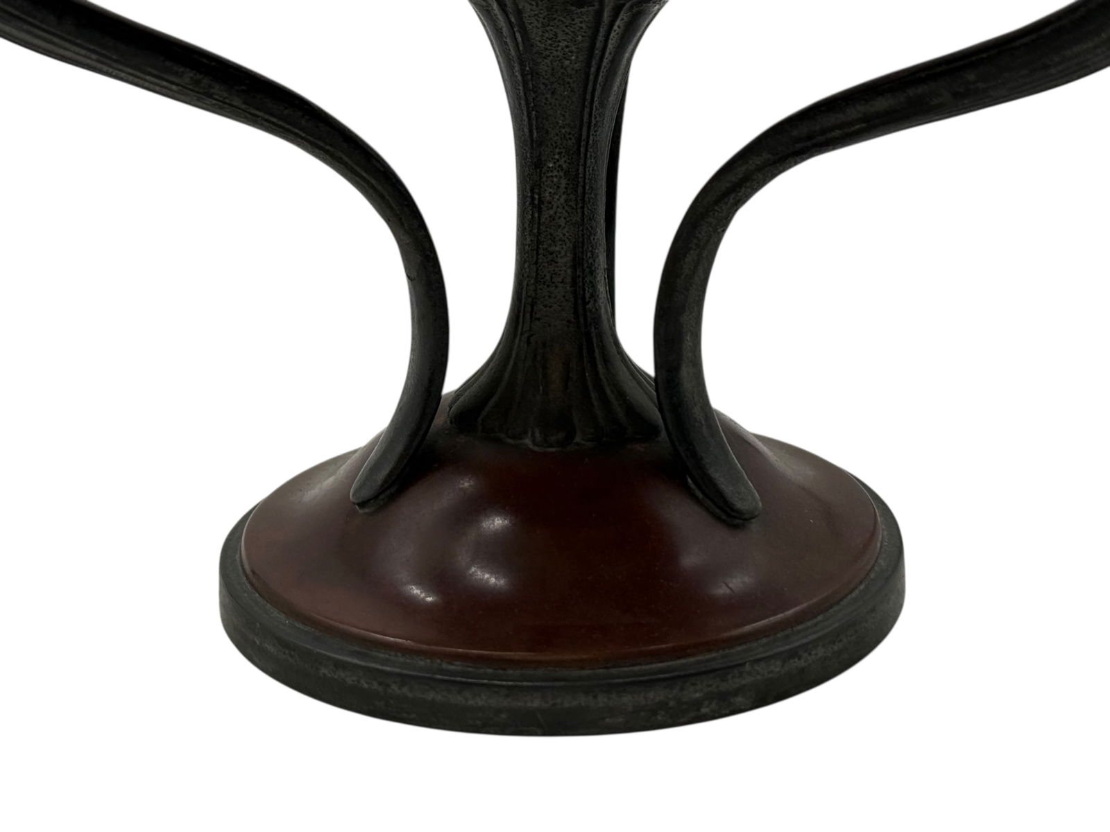 A Patinated Bronze Two-Handled Vase - 5