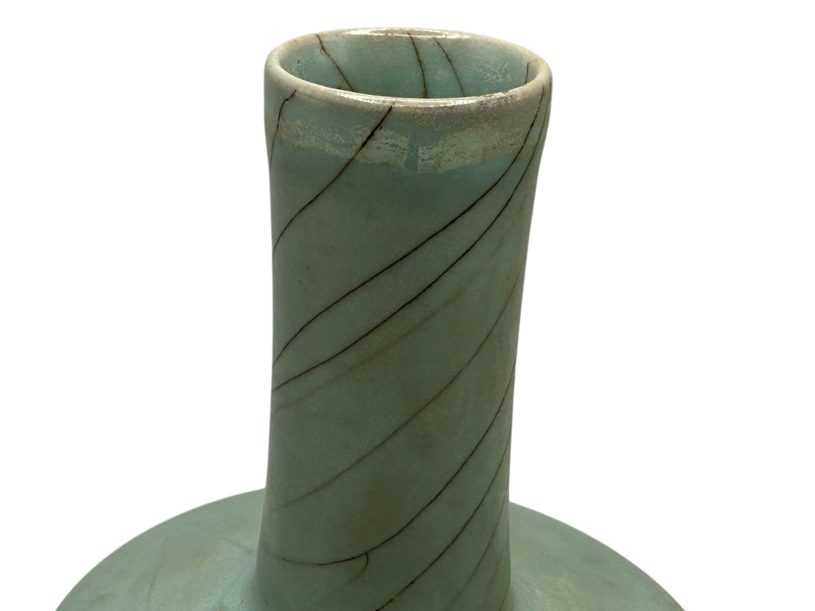 A Chinese Celadon-Glazed Vase - 2