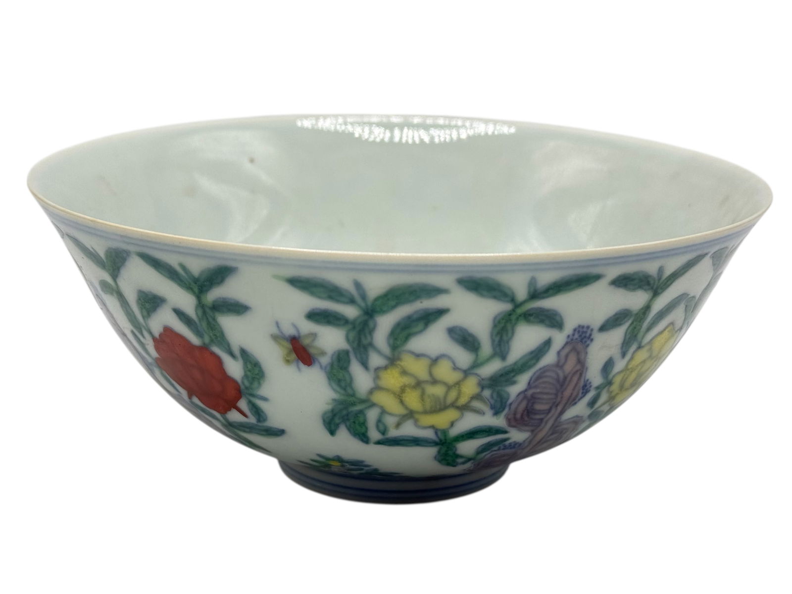 A Chinese Doucai Bowl, Chenghua Marks: H: 2 5/8 inches W: 6 1/4 inches
