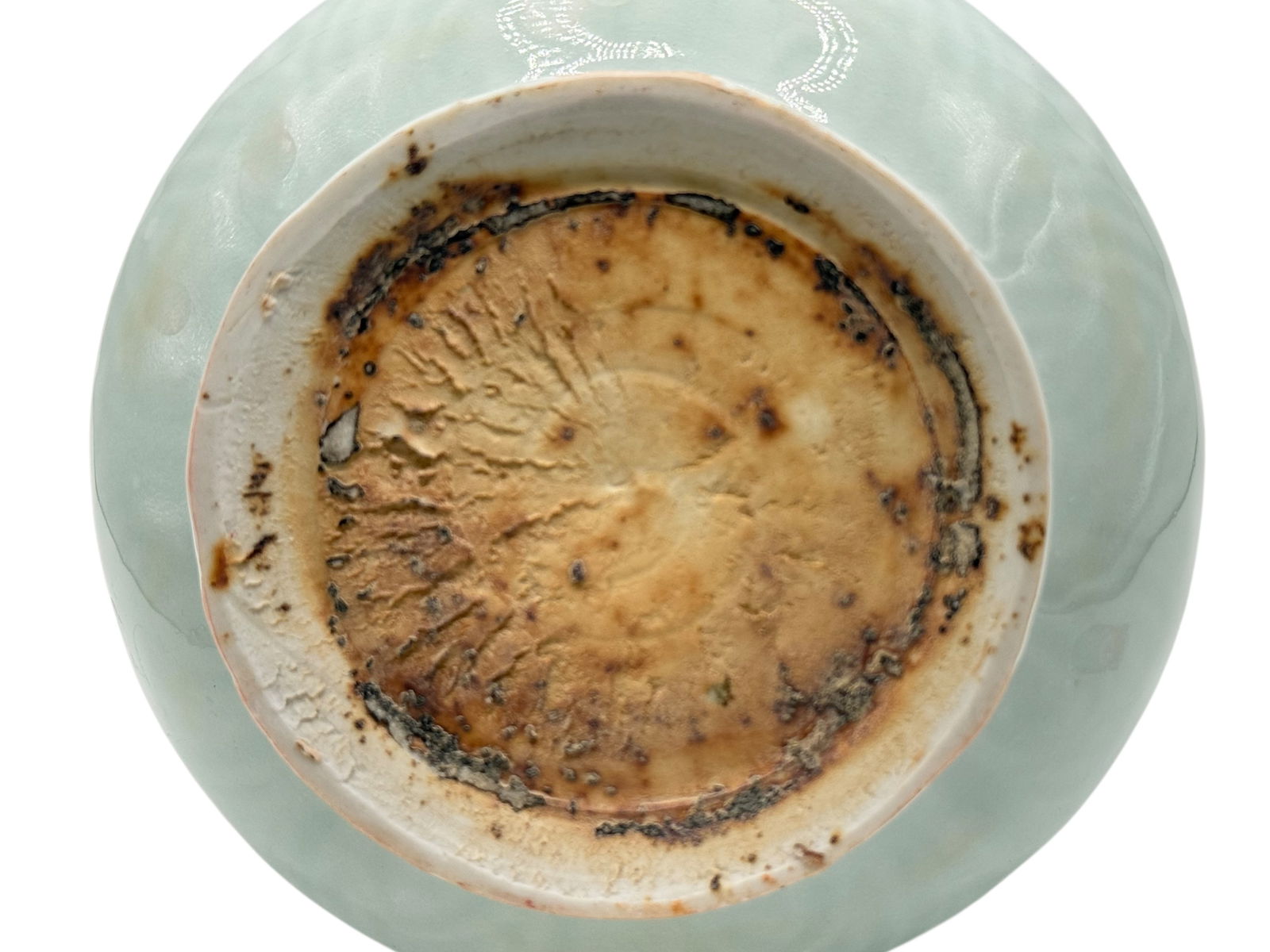 A Chinese Celadon-Glazed Ewer - 6