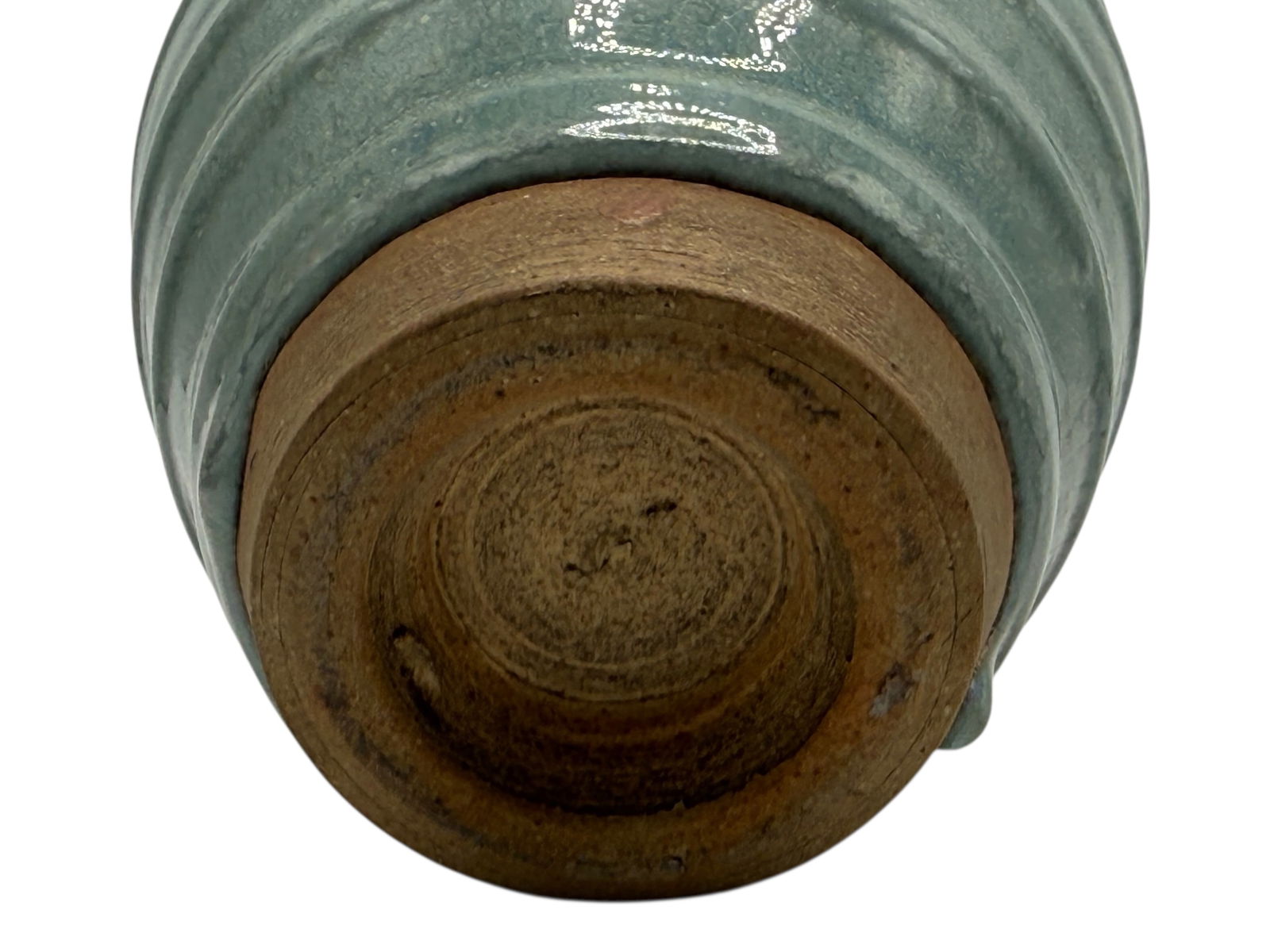 A Chinese Celadon-Glazed Jar with Loop Handles - 6