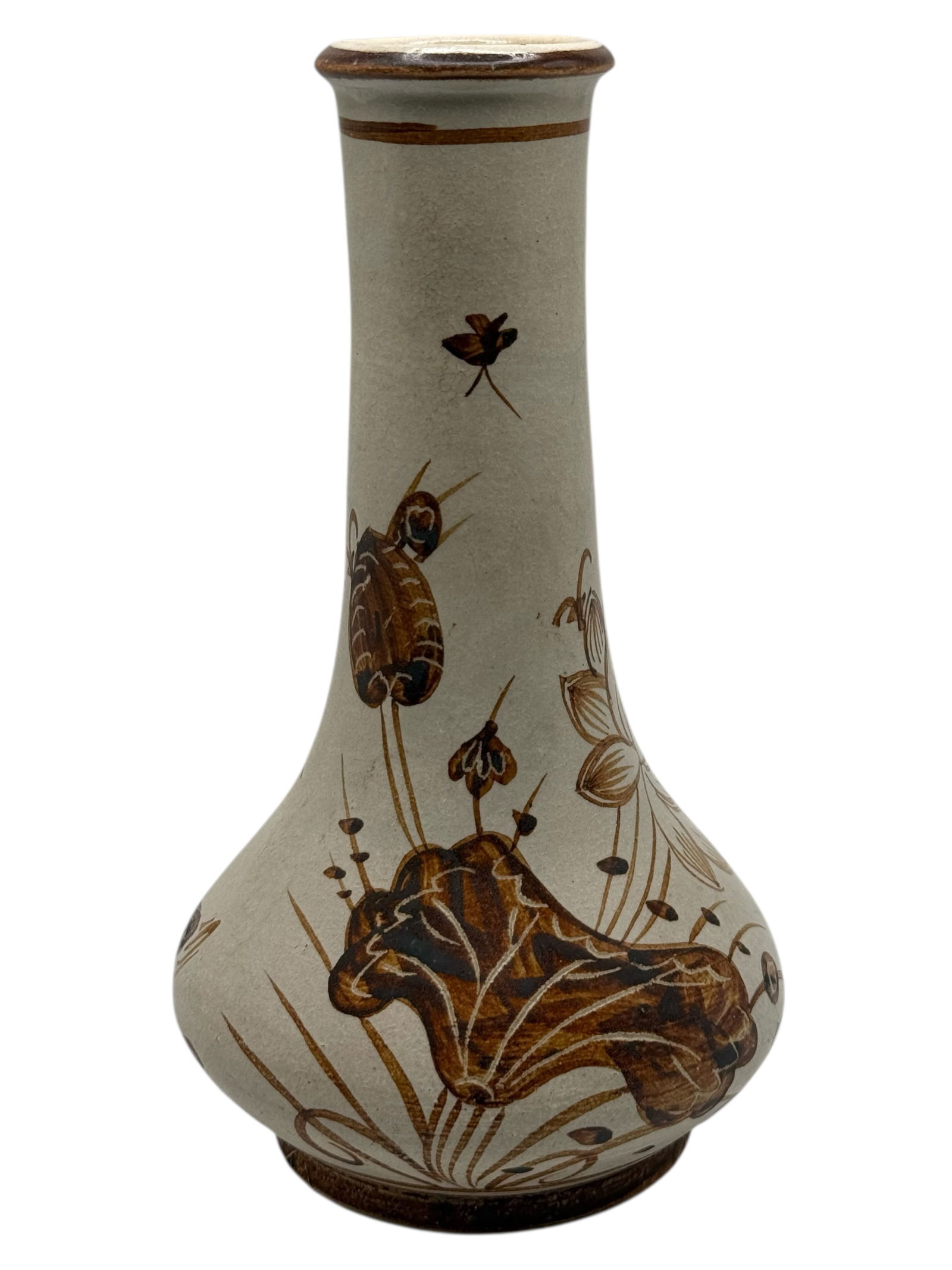A Jizhou painted 'flower' vase, Southern Song dyna: A Jizhou painted 'flower' vase, Southern Song dynasty Style H: 6 3/4 inches W: 3 3/4 inches