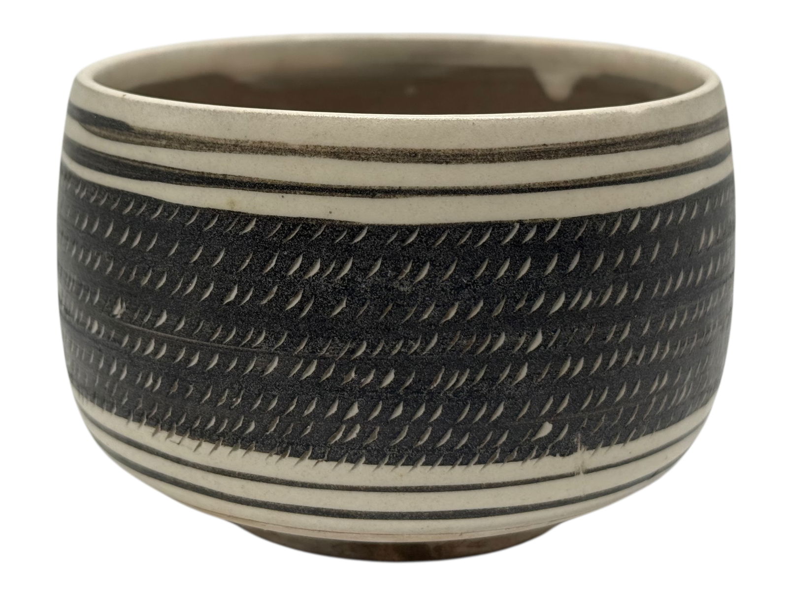 A PAINTED CIZHOU DEEP BOWL,SONG Dynasty Style: H: 3 inches W: 4 1/4 inches