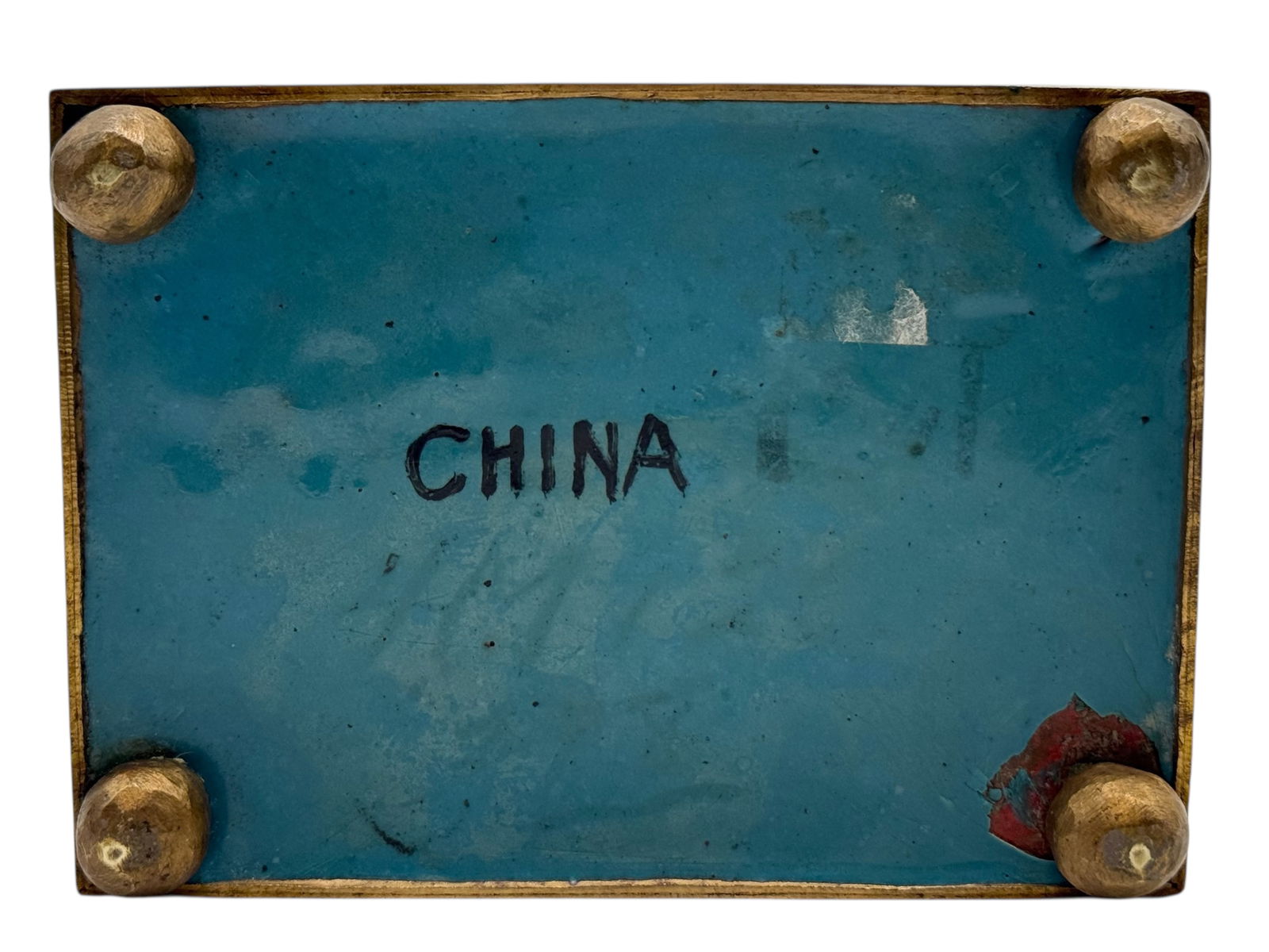 A Chinese Cloisonné-Style Enamel Box - 6