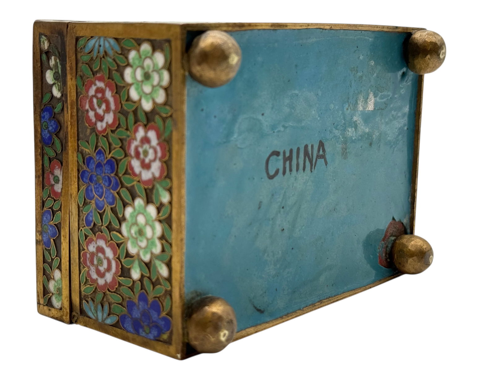 A Chinese Cloisonné-Style Enamel Box - 7