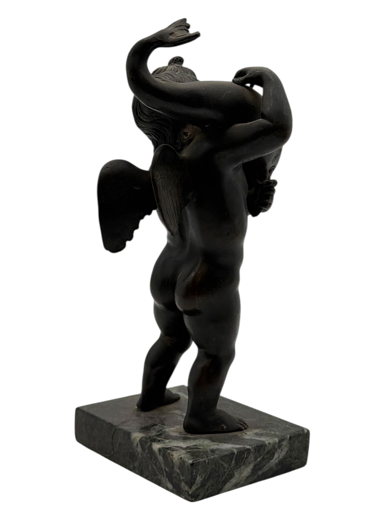 Two Bronze Figures on Stone Bases - 8