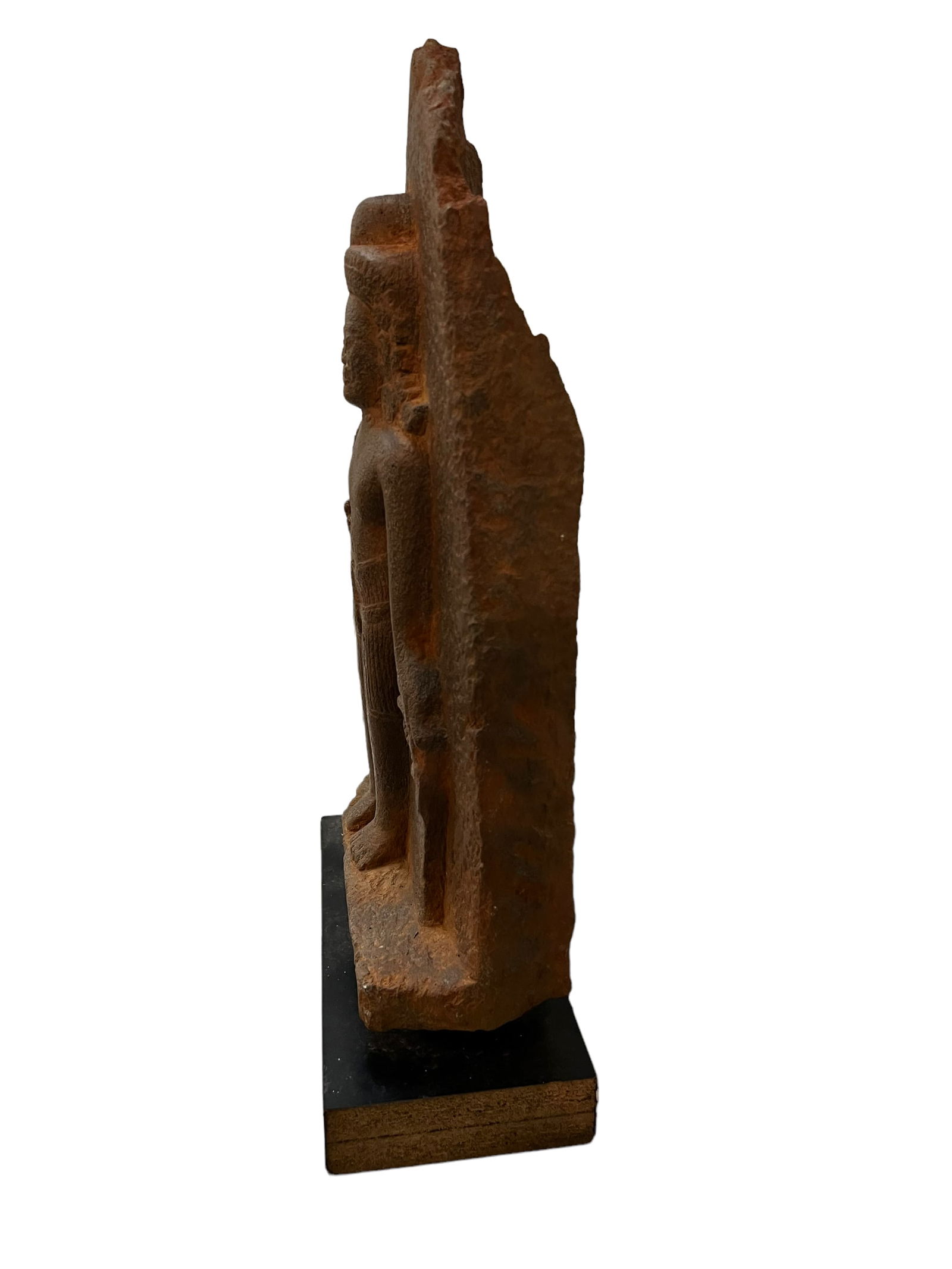 SANDSTONE BUDDHA ON BASE - 4