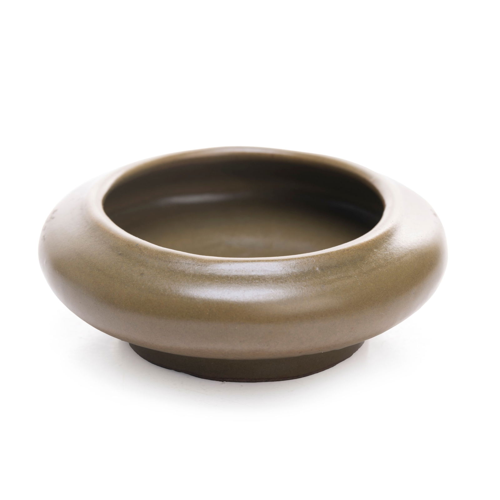 A Chinese Tea-dust Washer: H: 1 5/8 inches W: 4 1/2 inches