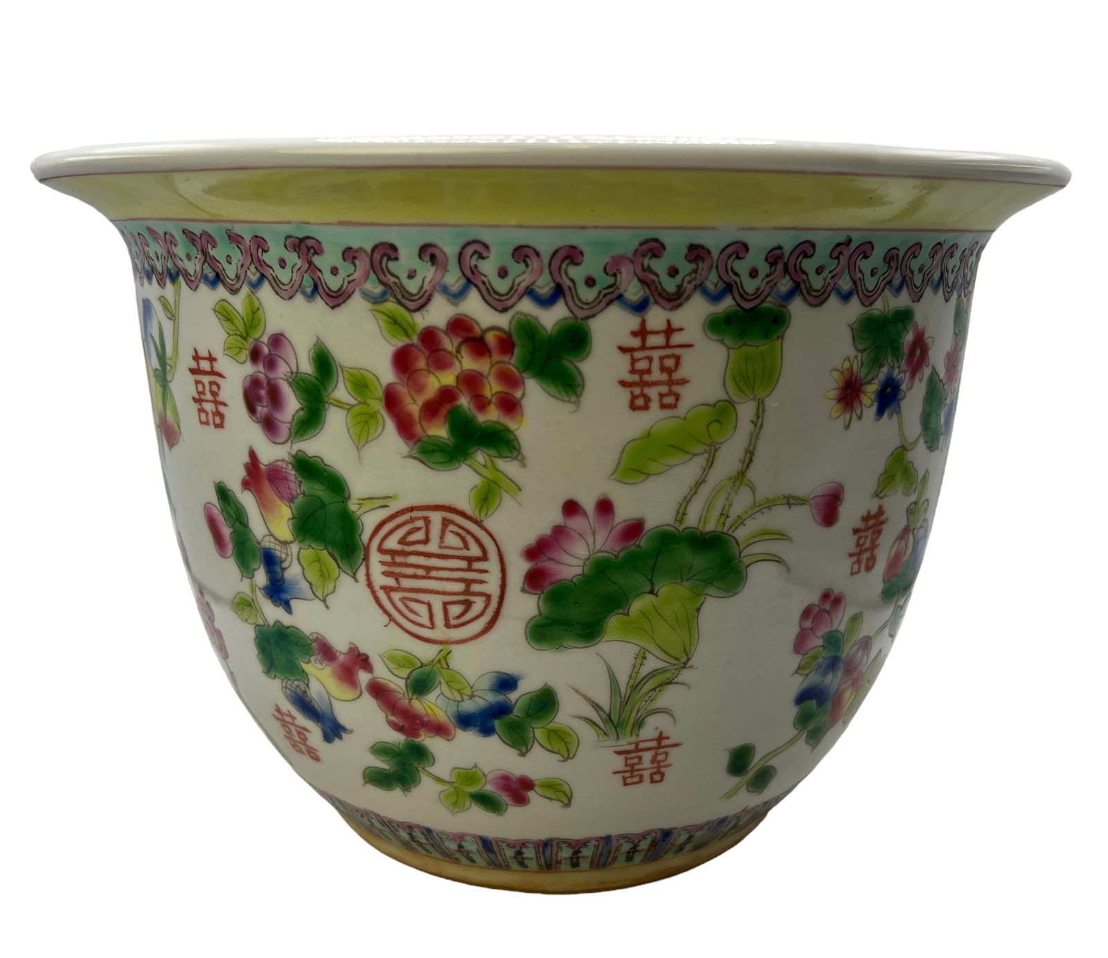 Chinese Porcelain Flower Bowl (1 of 3)