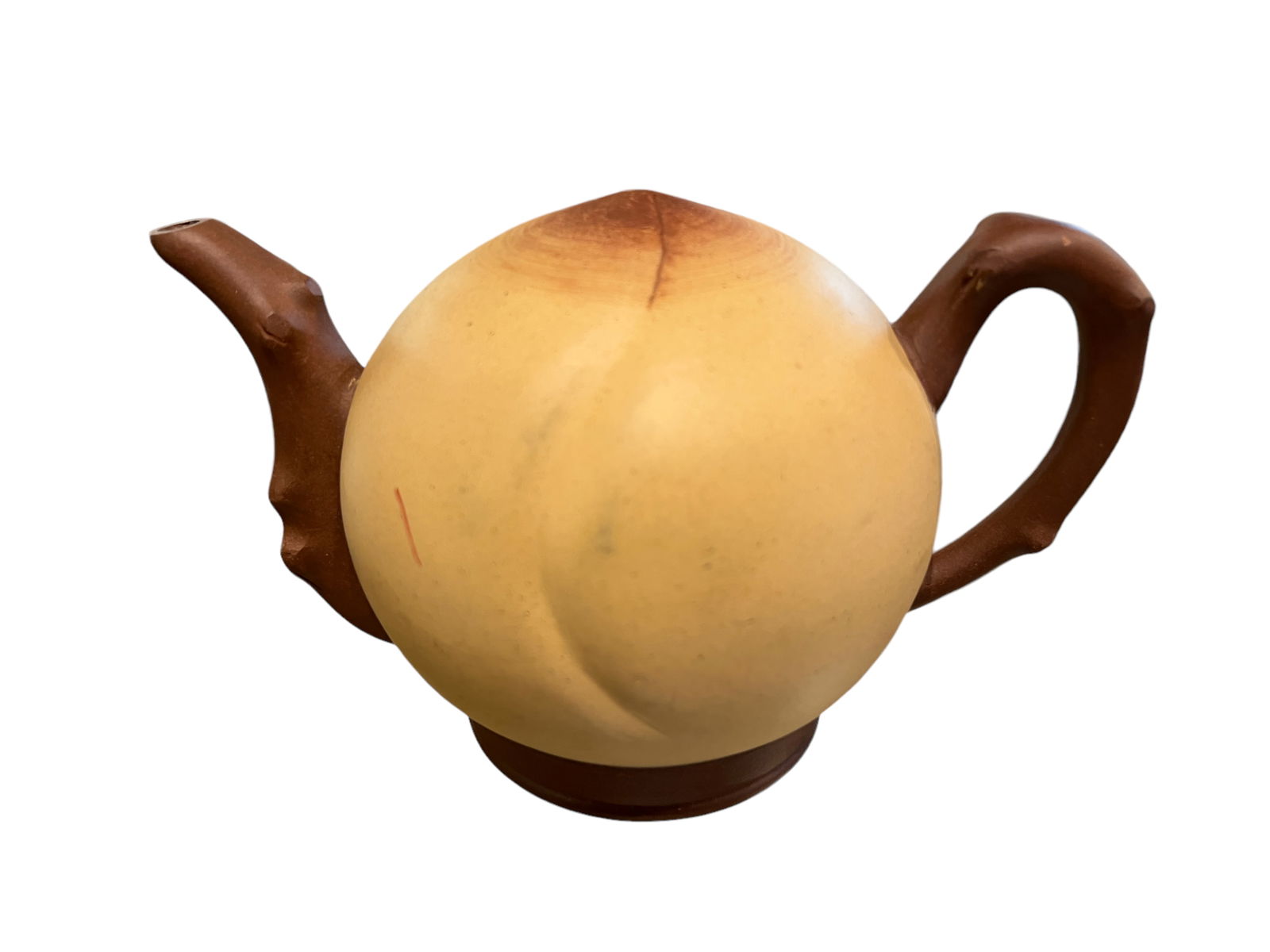 Yixing Peach- Shaped Tea Pot - 2