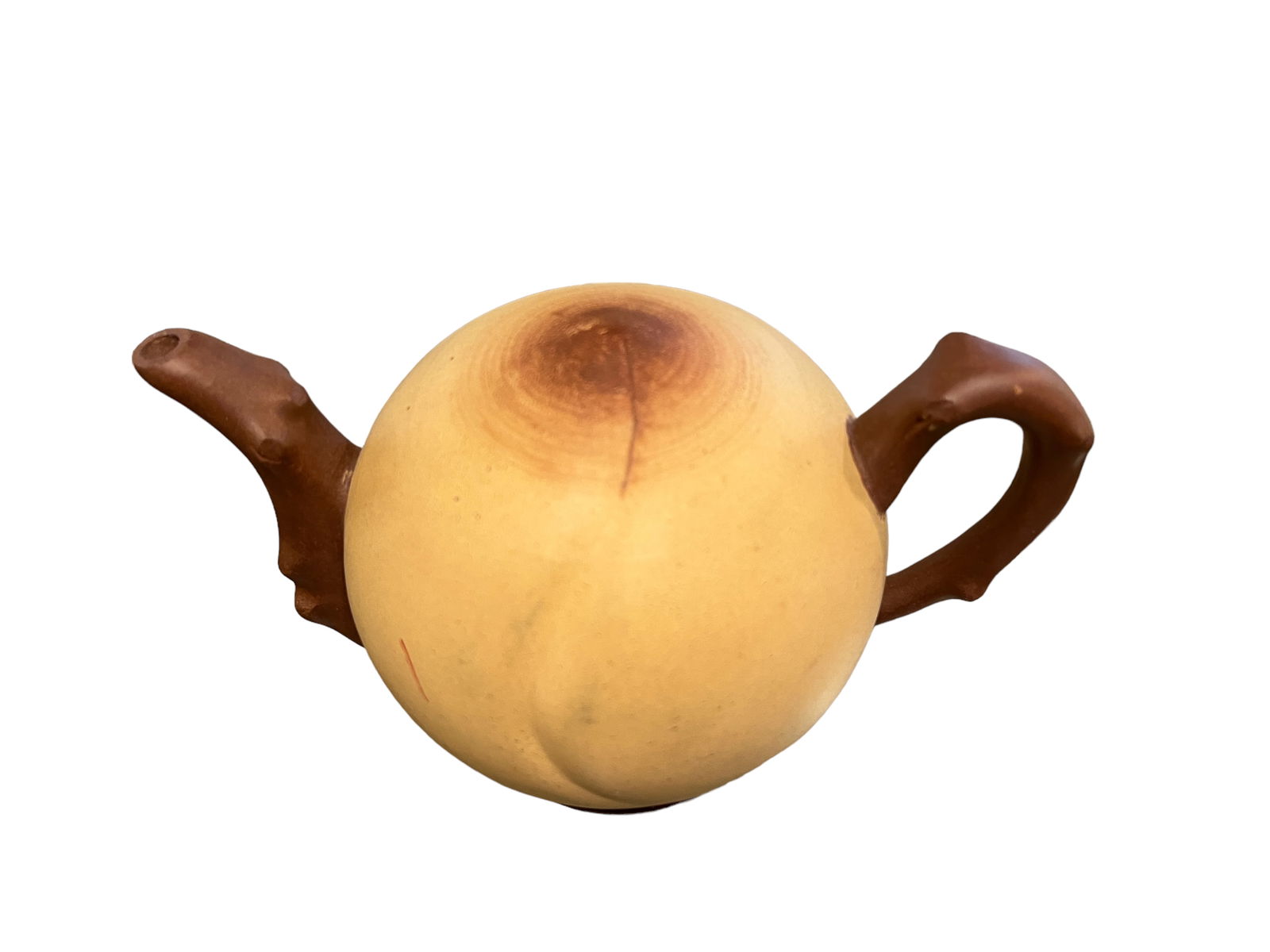 Yixing Peach- Shaped Tea Pot - 3