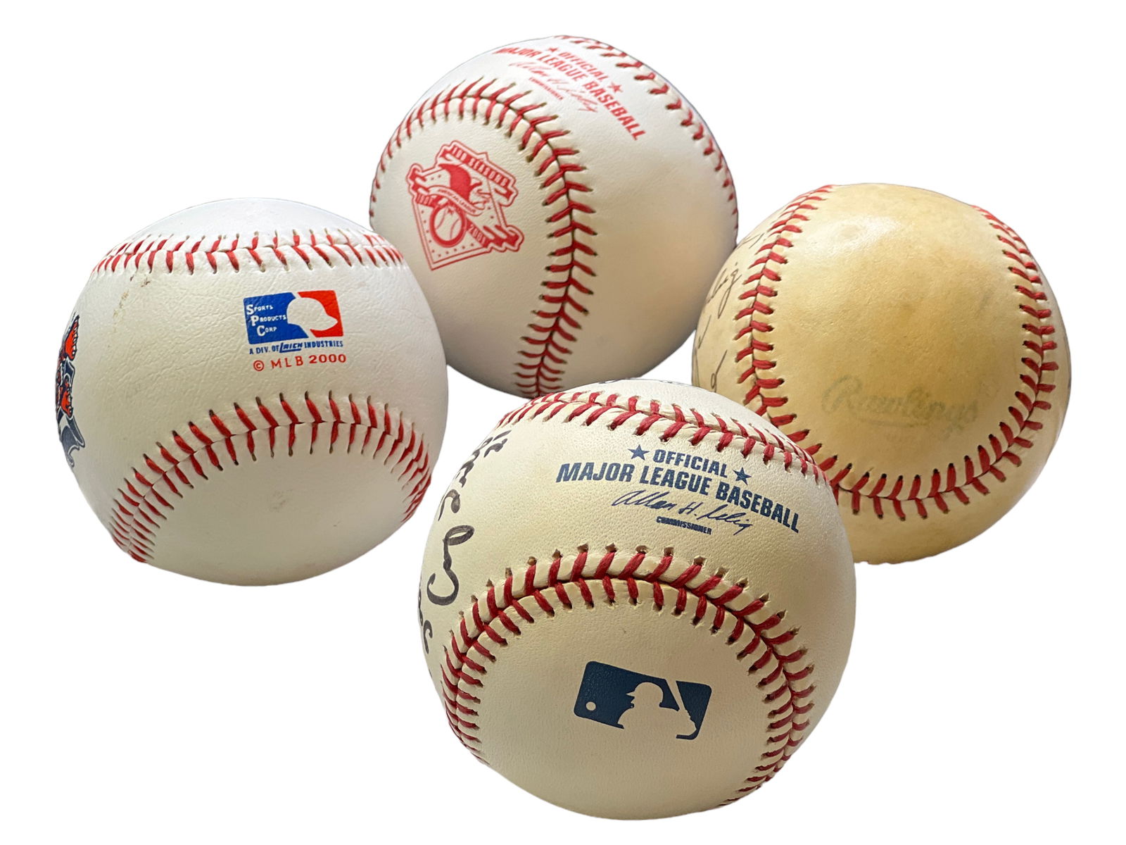 Four Signed Baseballs - 3