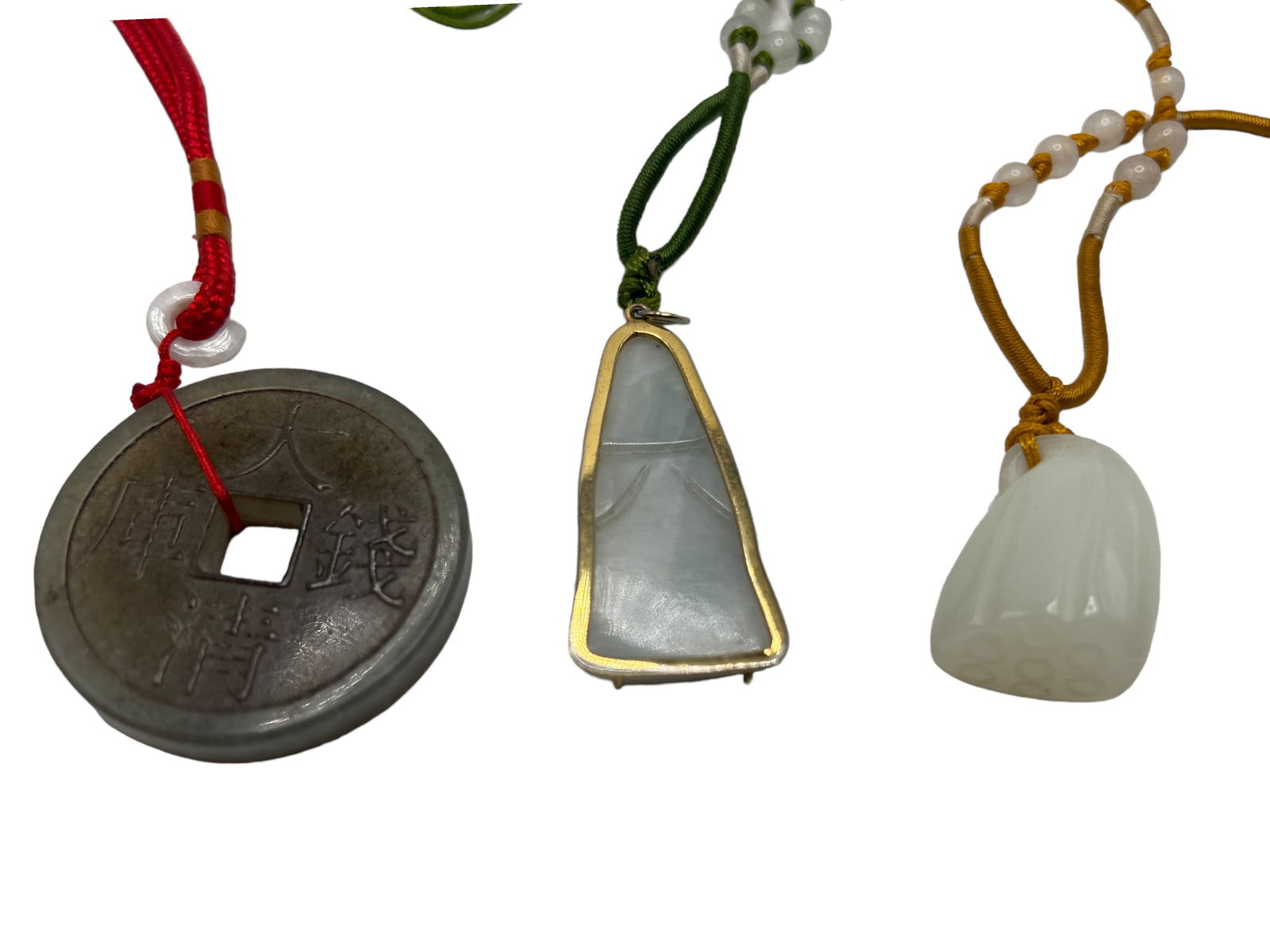 Five Jade Carving Pendants - 5