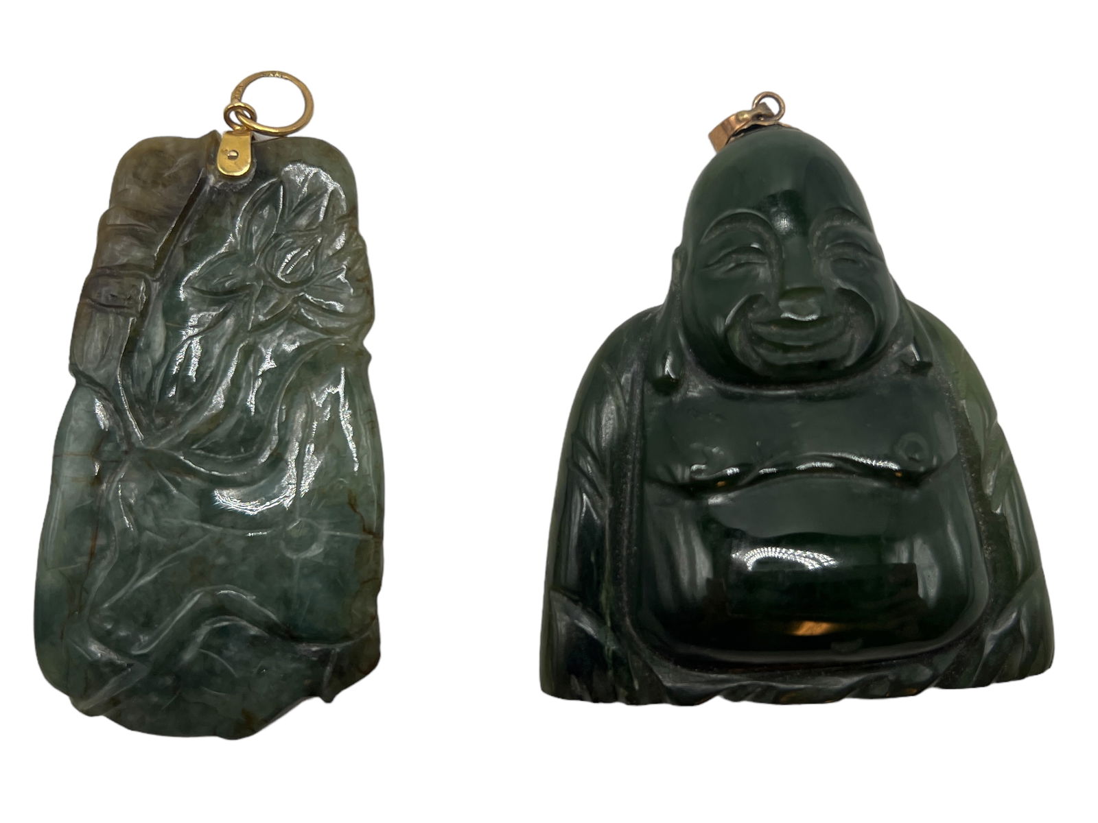 Five Jade Carving Pendants - 6