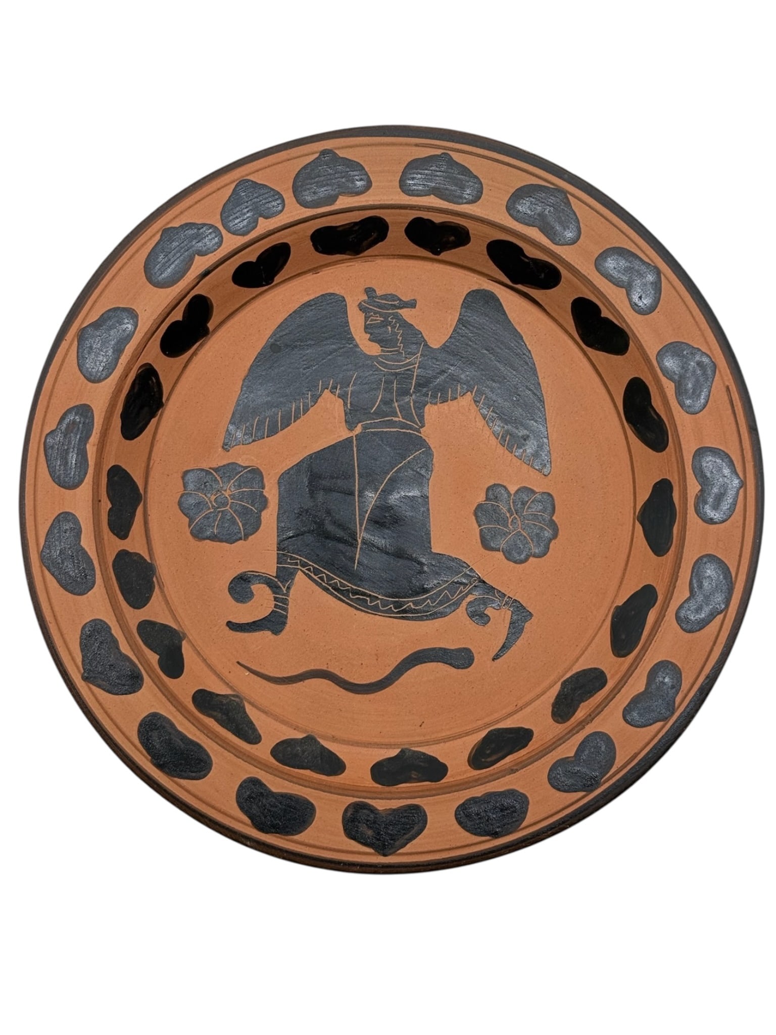 A Modern Greek Terracotta Plate after an Ancient G (1 of 3)