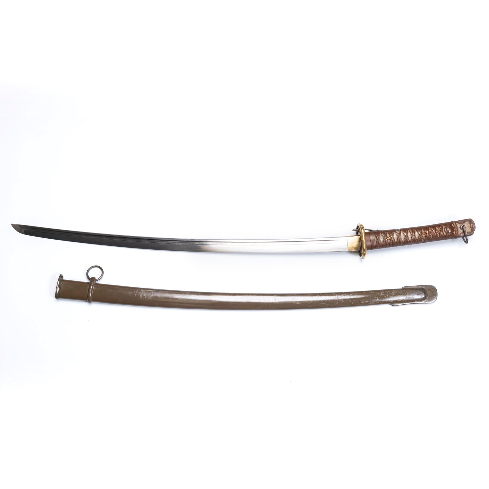 Japanese WWII Army Officer’s NCO Sword with Matchi (1 of 7)