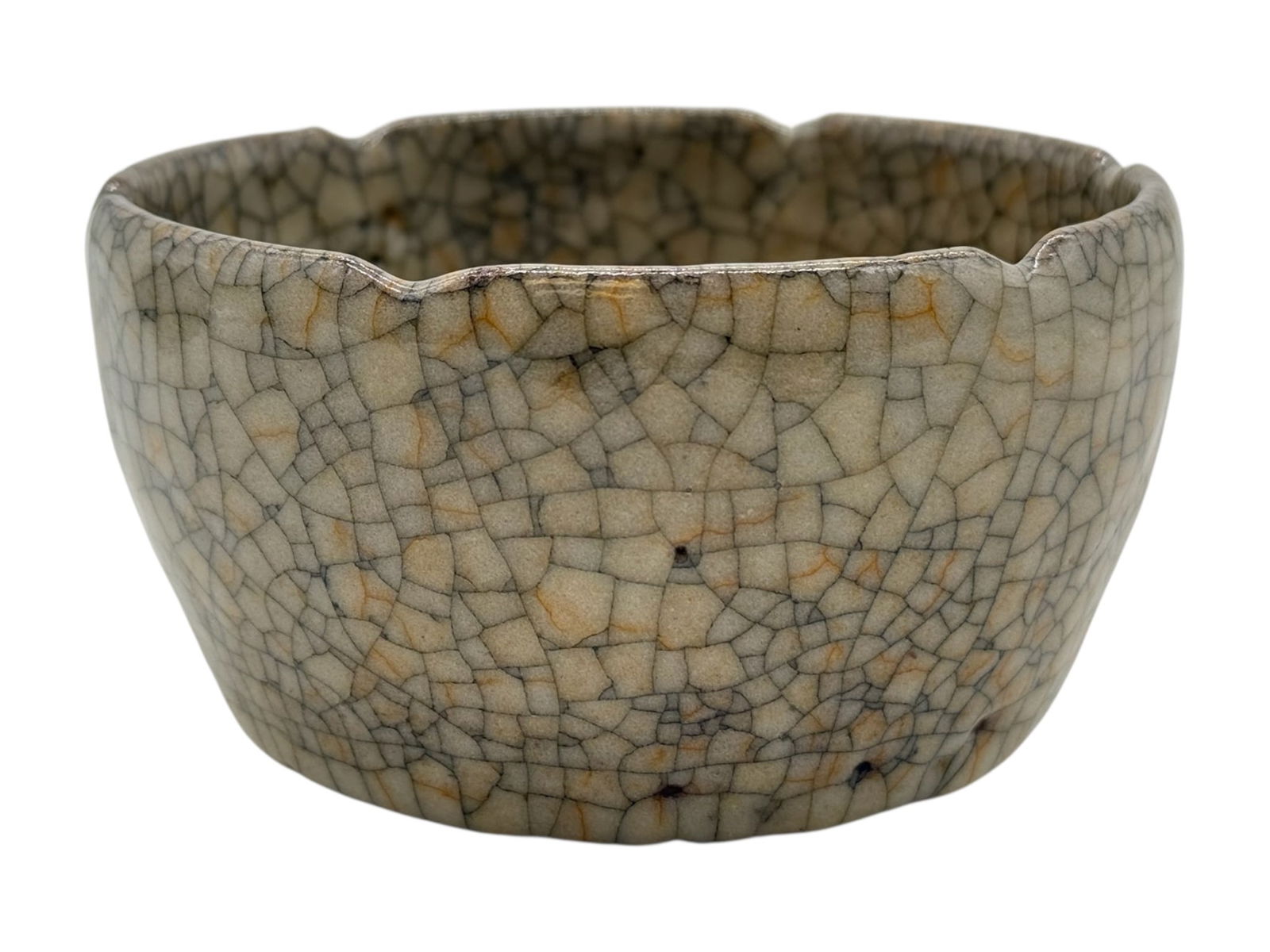 A Chinese Crackle-Glazed Stoneware Bowl (1 of 7)