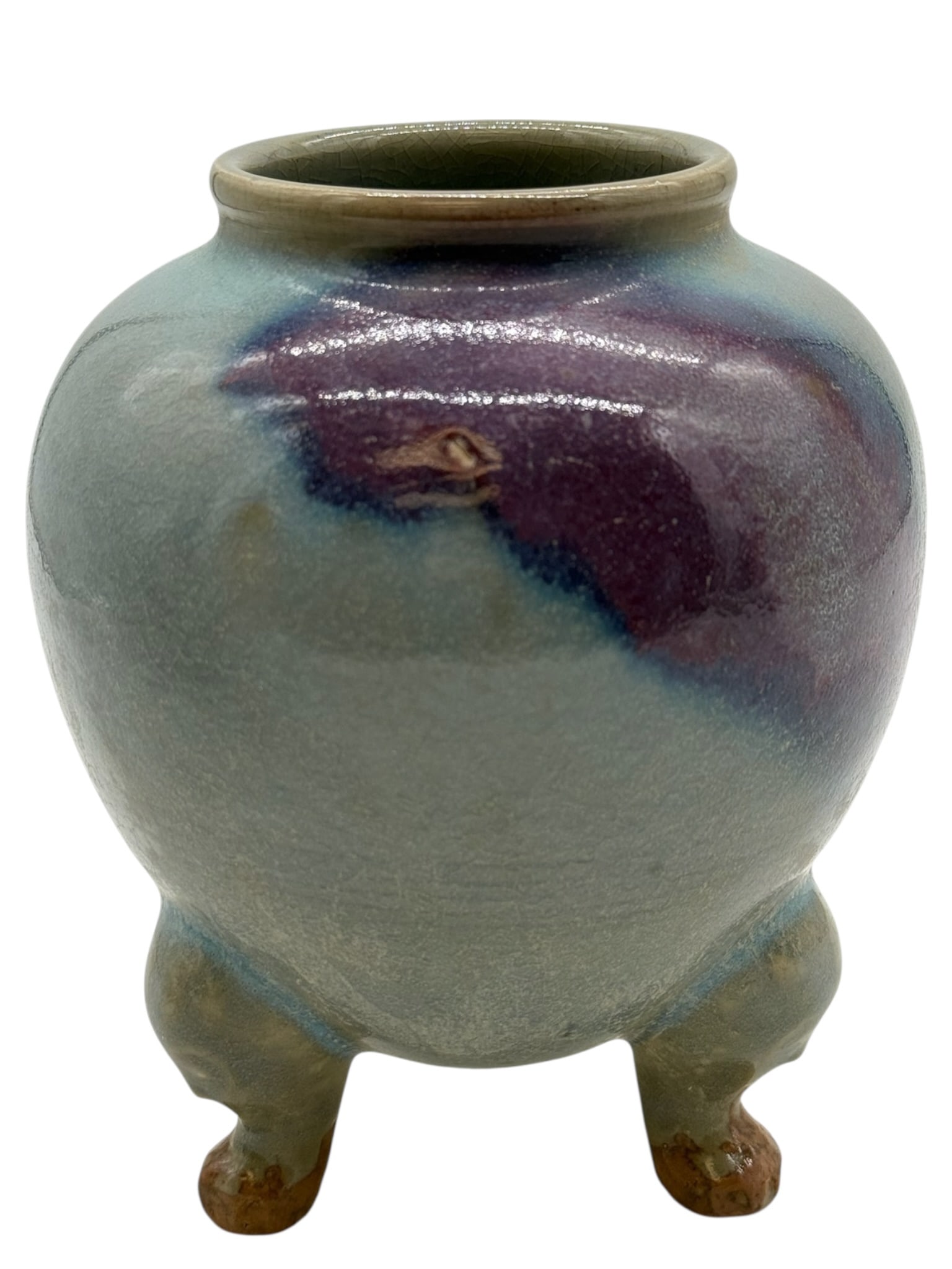 A Chinese Jun-Type Tripod Censer, (1 of 10)