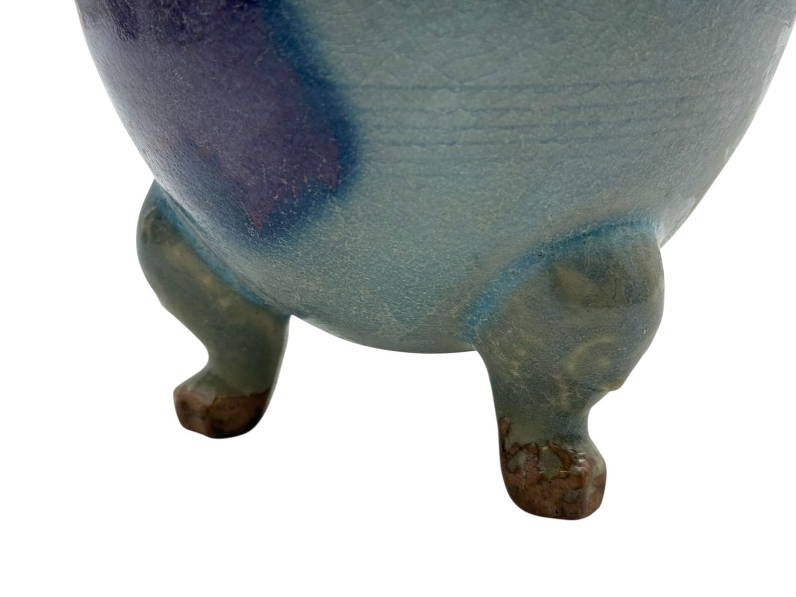 A Chinese Jun-Type Tripod Censer, - 8