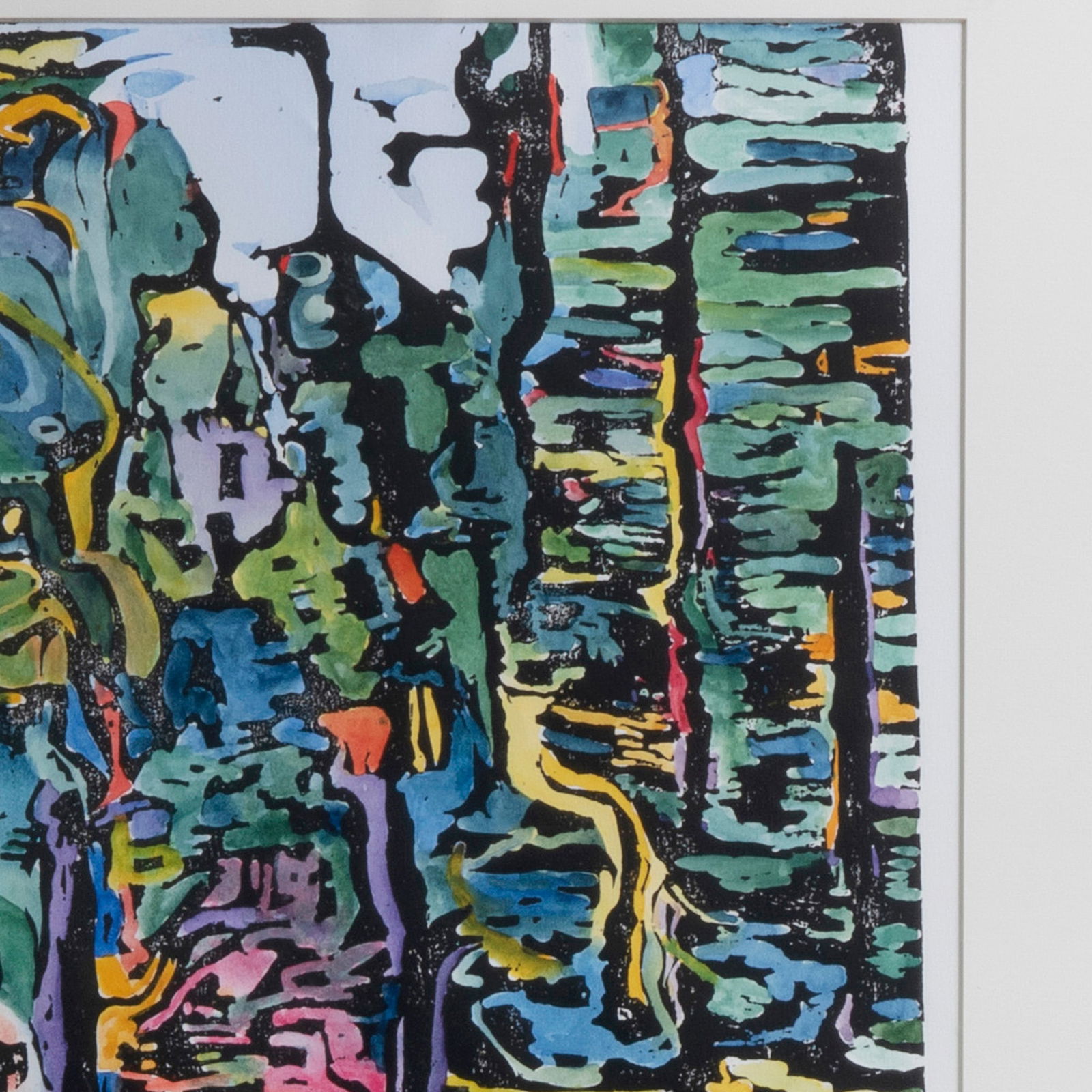 EJ Montgomery Hand-Colored Lithograph - 3