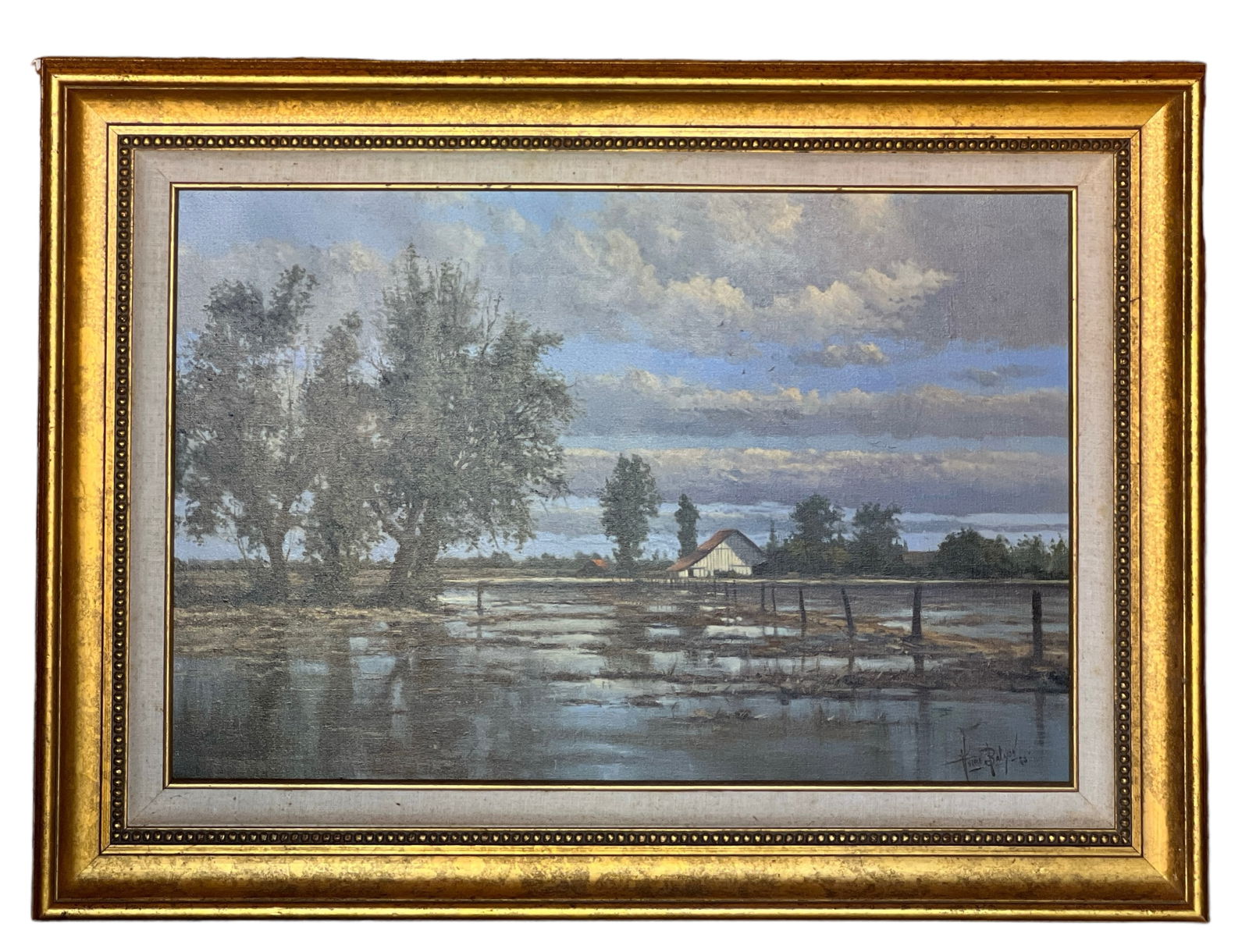 Andre Balyon Original Oil on Canvas Painting: Andre Balyon Original Oil on Canvas PaintingAndre Balyon (Dutch/Calif, 1951-) H : 28 1/2 in ( 72.39 cm ) W : 38 1/2 in ( 97.79 cm ) Provenance: Contemporary Masters Gallery In Island in Maui County,