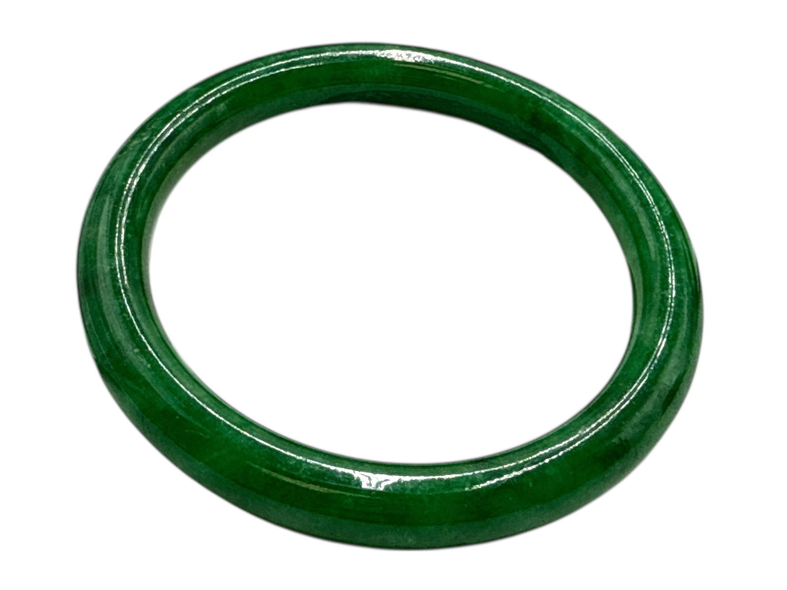 AIGL Certified Natural Jadeite Bangle - 2